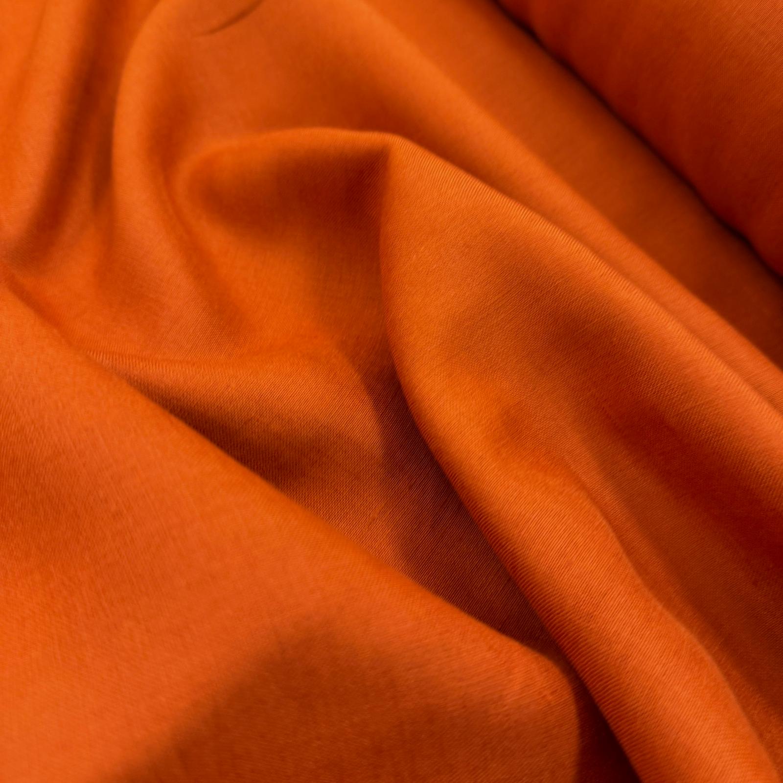 Koyu Tarçın Ham %100 Keten Kumaş