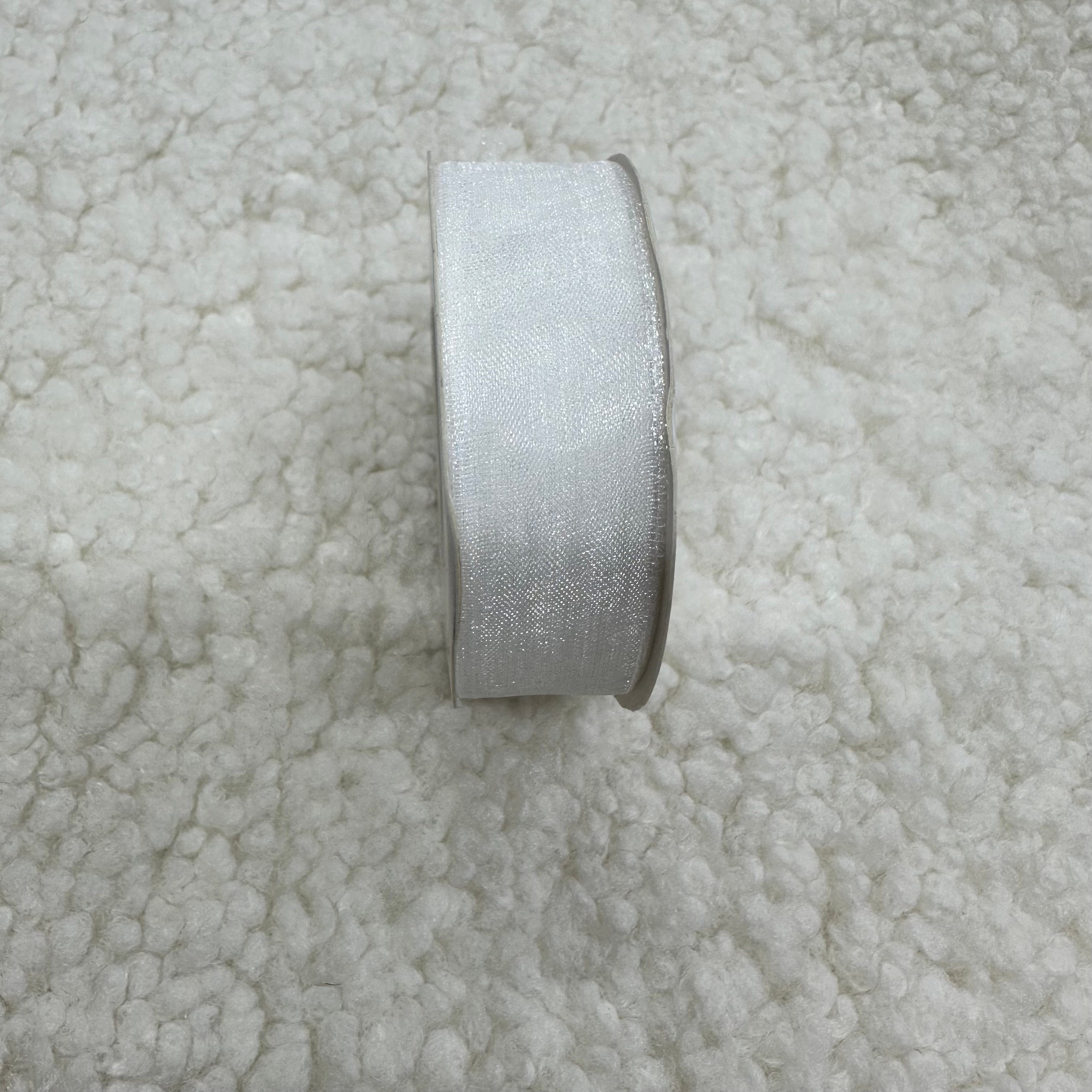 Beyaz Organze Kurdele 2 Cm