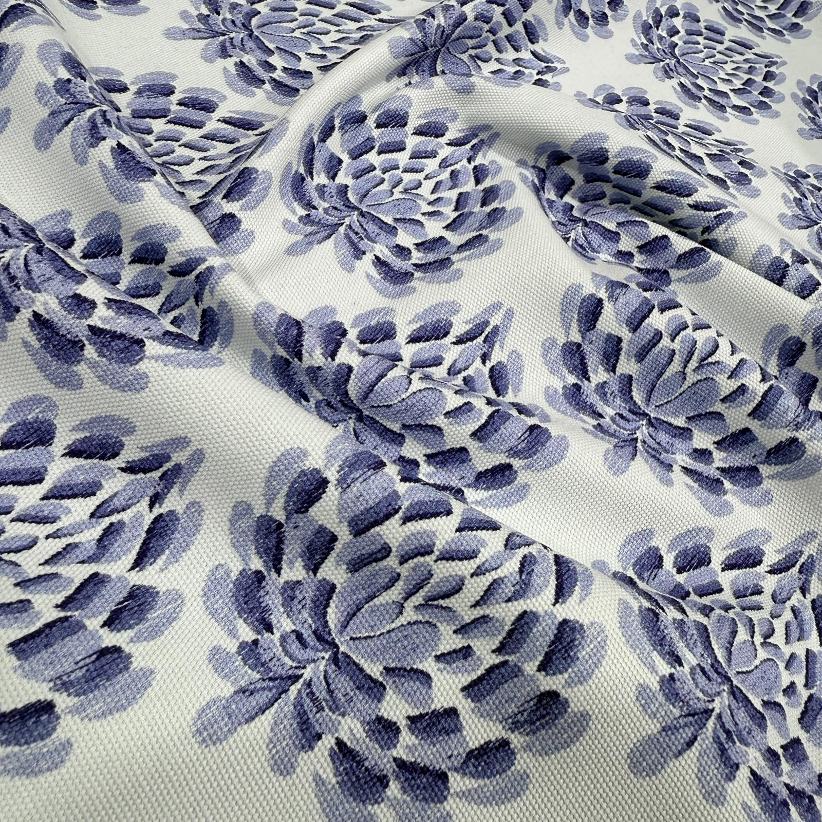 Kozalak Denim Mavi İntaşlar Markalı Kanvas Kumaş