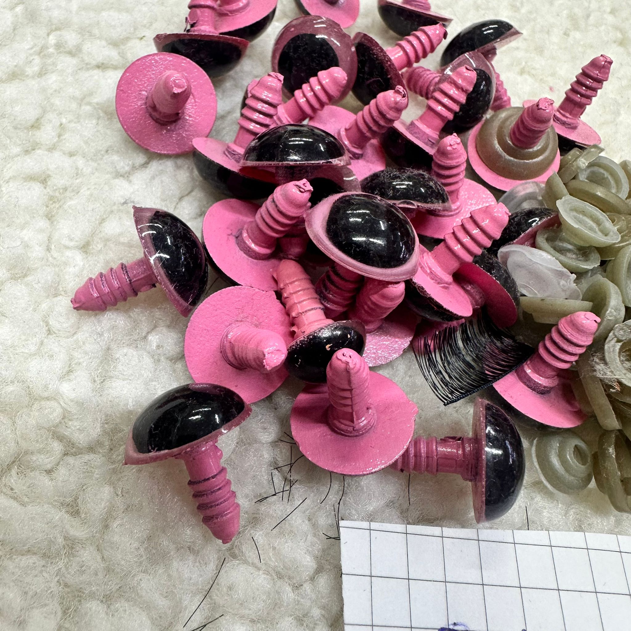 Pembe Amigurumi Göz Set