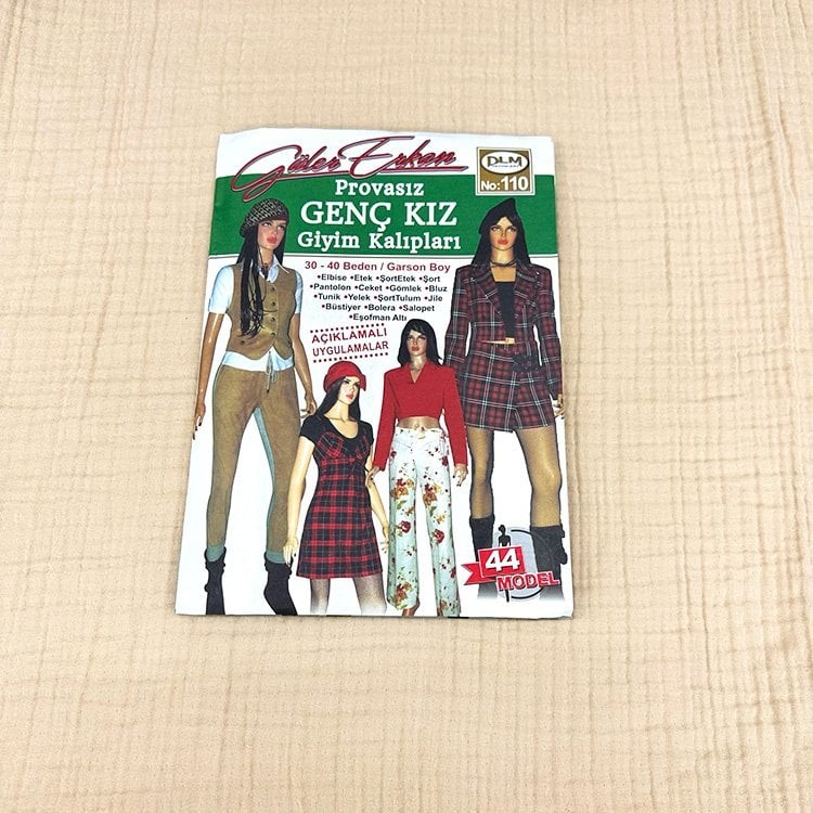 Güler Erkan Genç Kız Giyim Kalıpları 110 Dikiş Dergisi