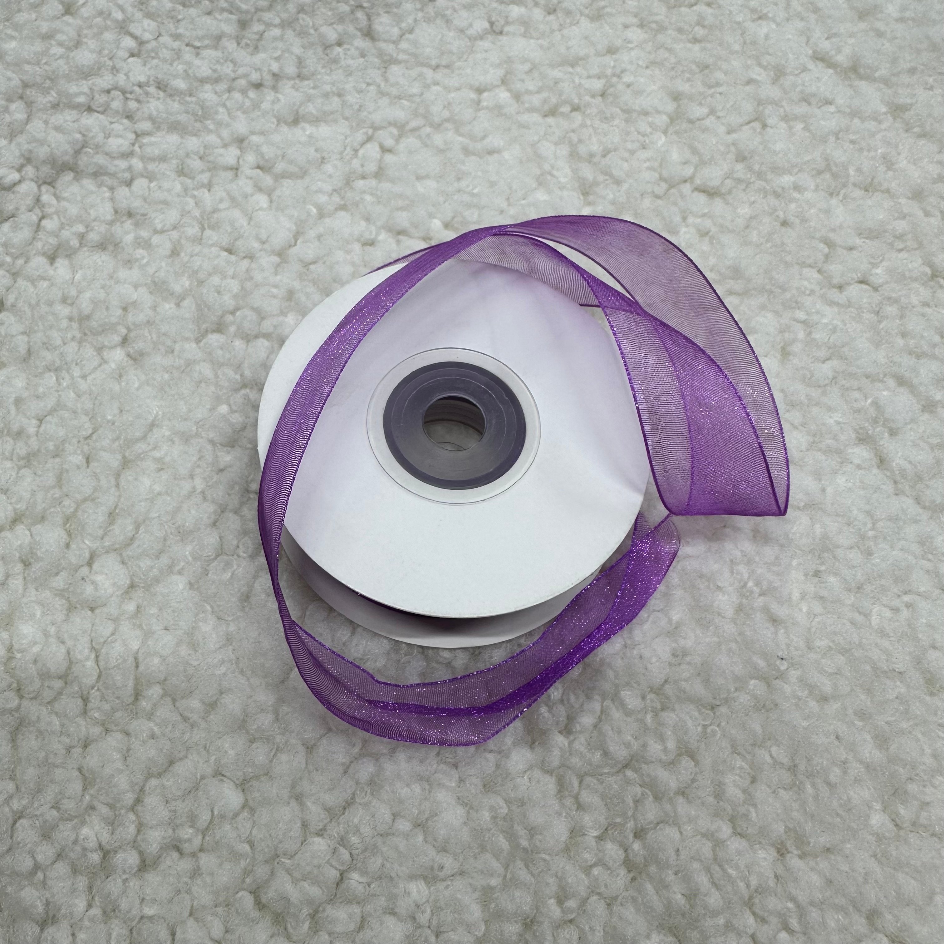 Mor Organze Kurdele 2 Cm