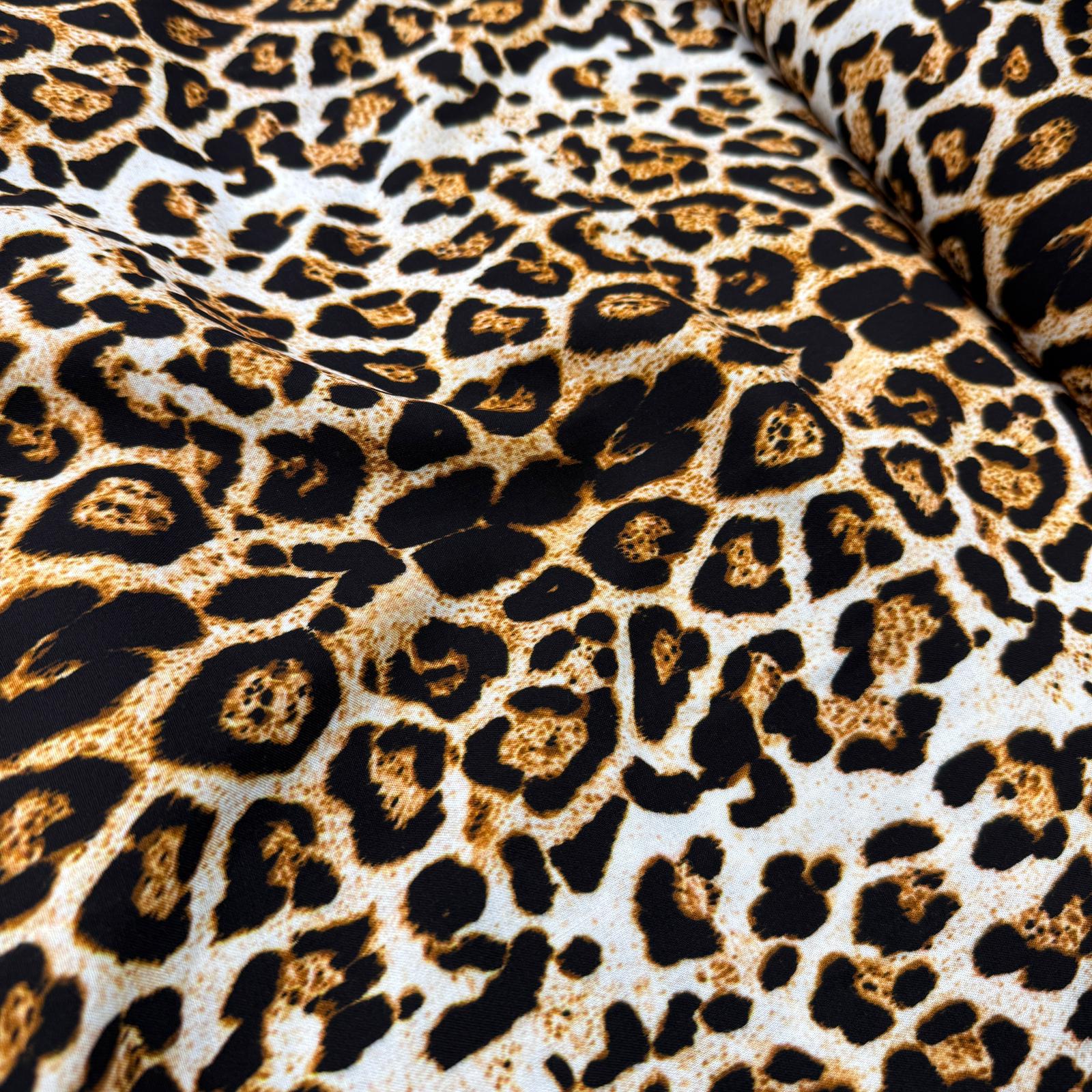 Leopar Derisi Viskon Kumaş