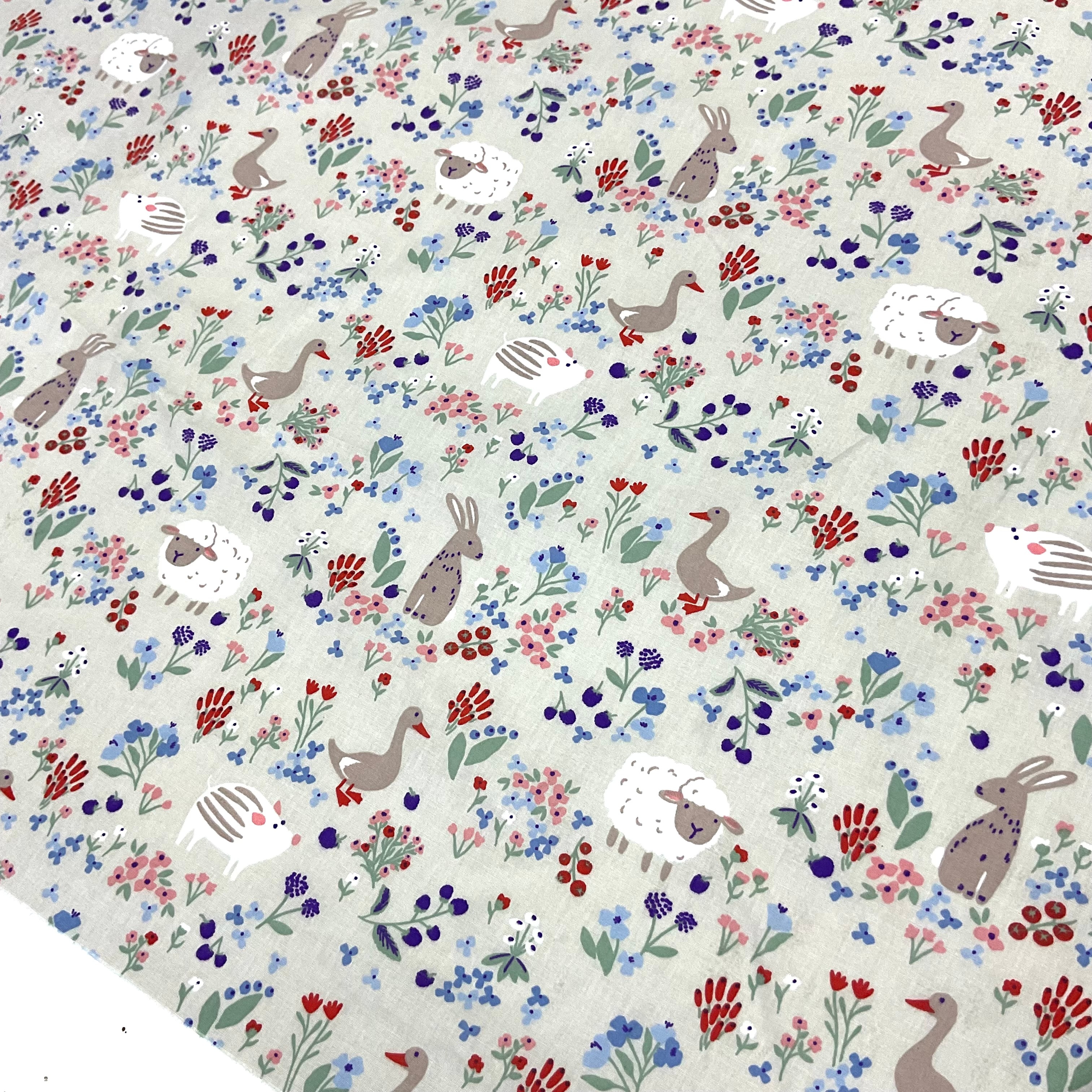 Hafif Defolu Mutluluk Premium Poplin Kumaş