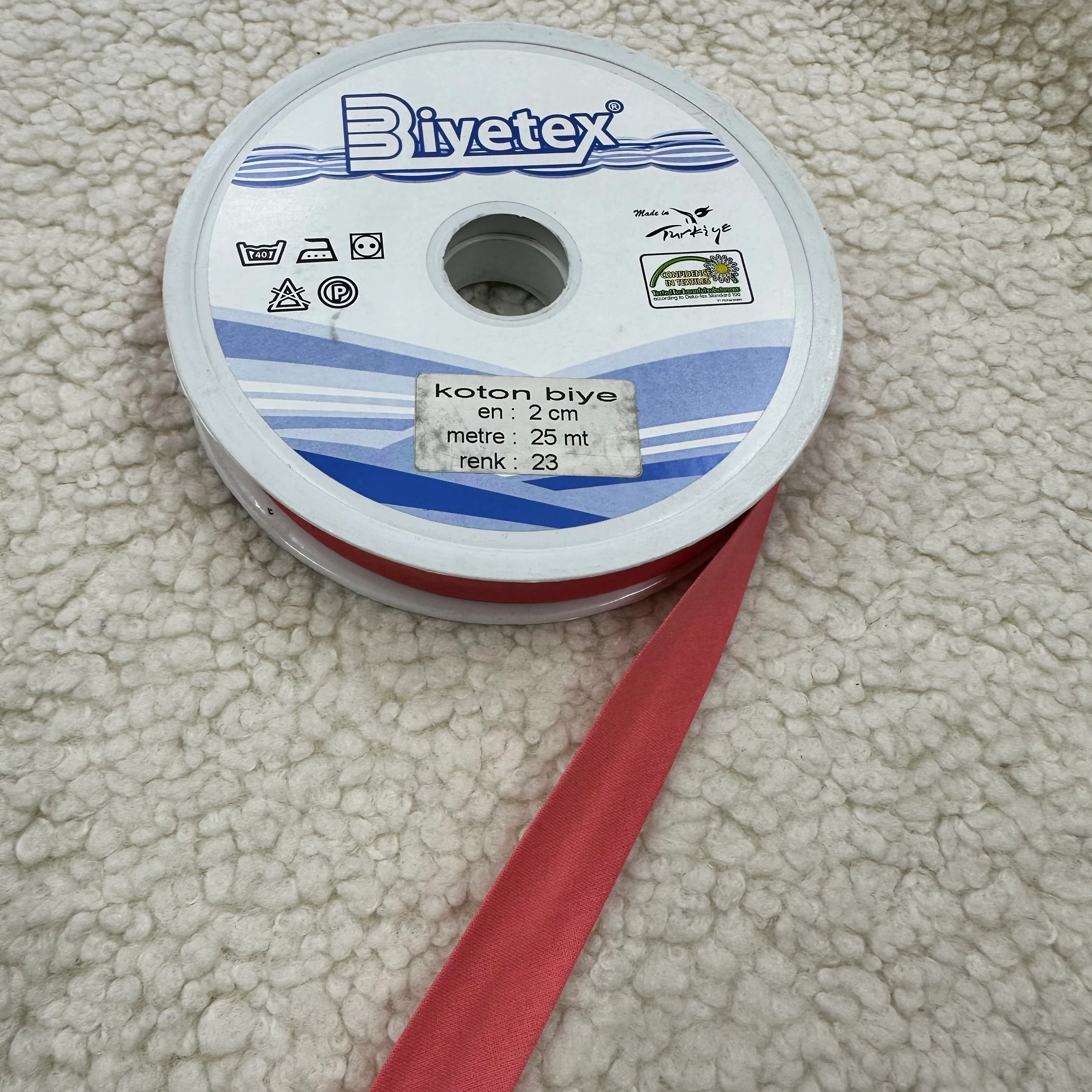 Renk No 23 Biyetex Koton Biye 2 Cm