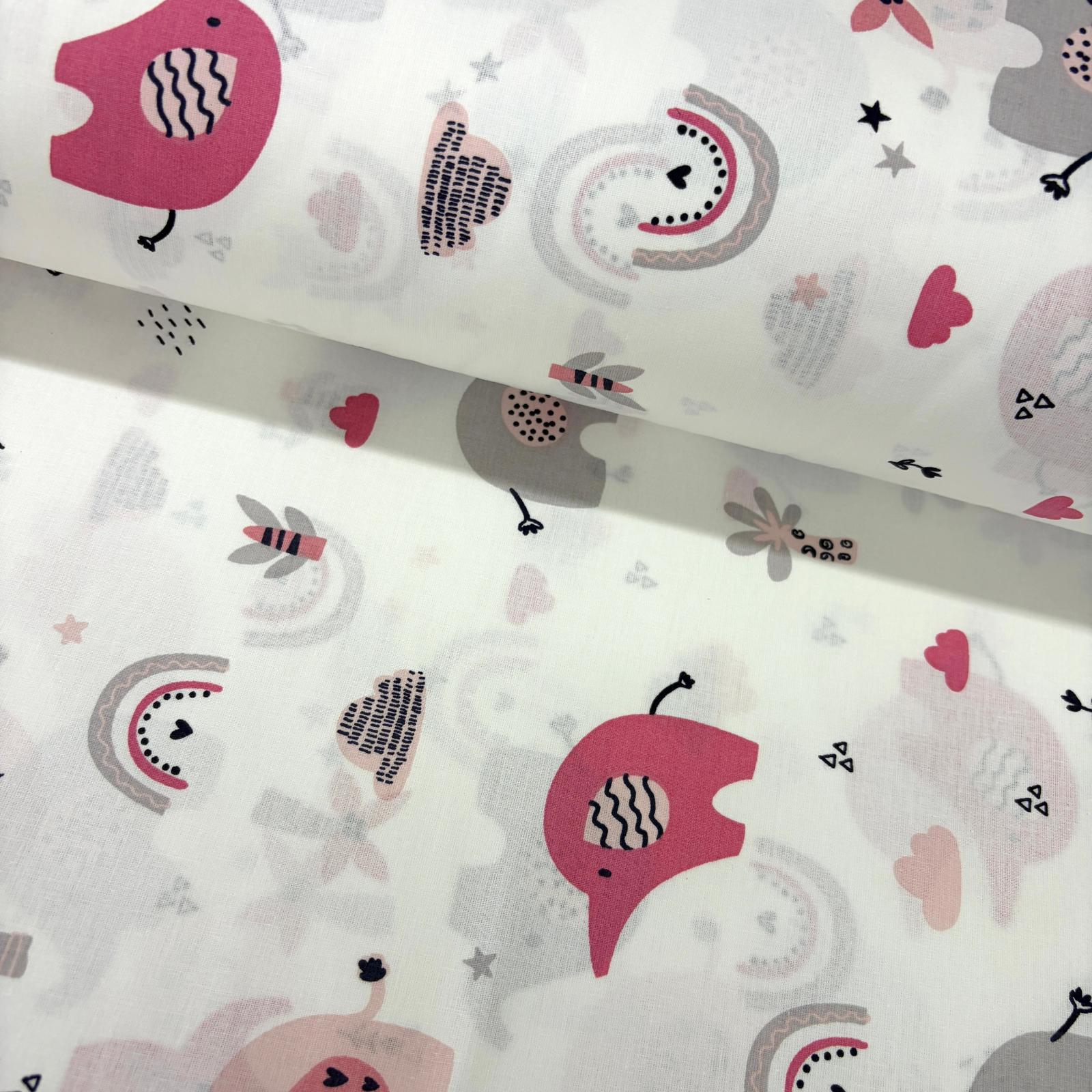 Sevimli Filler Poplin Kumaş