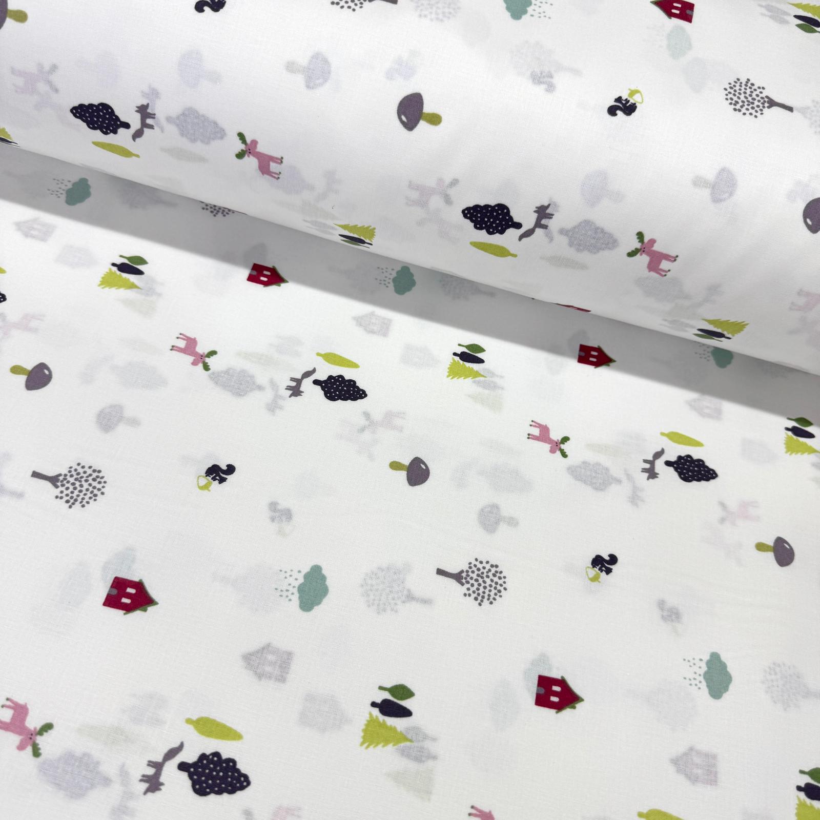 Minik Doğa Poplin Kumaş