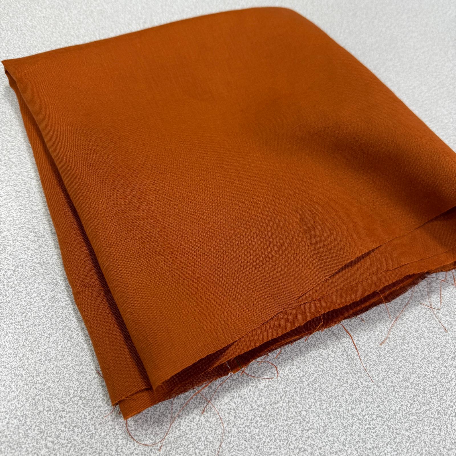 Tarçın 50*150 cm Parça Ham Keten Kumaş