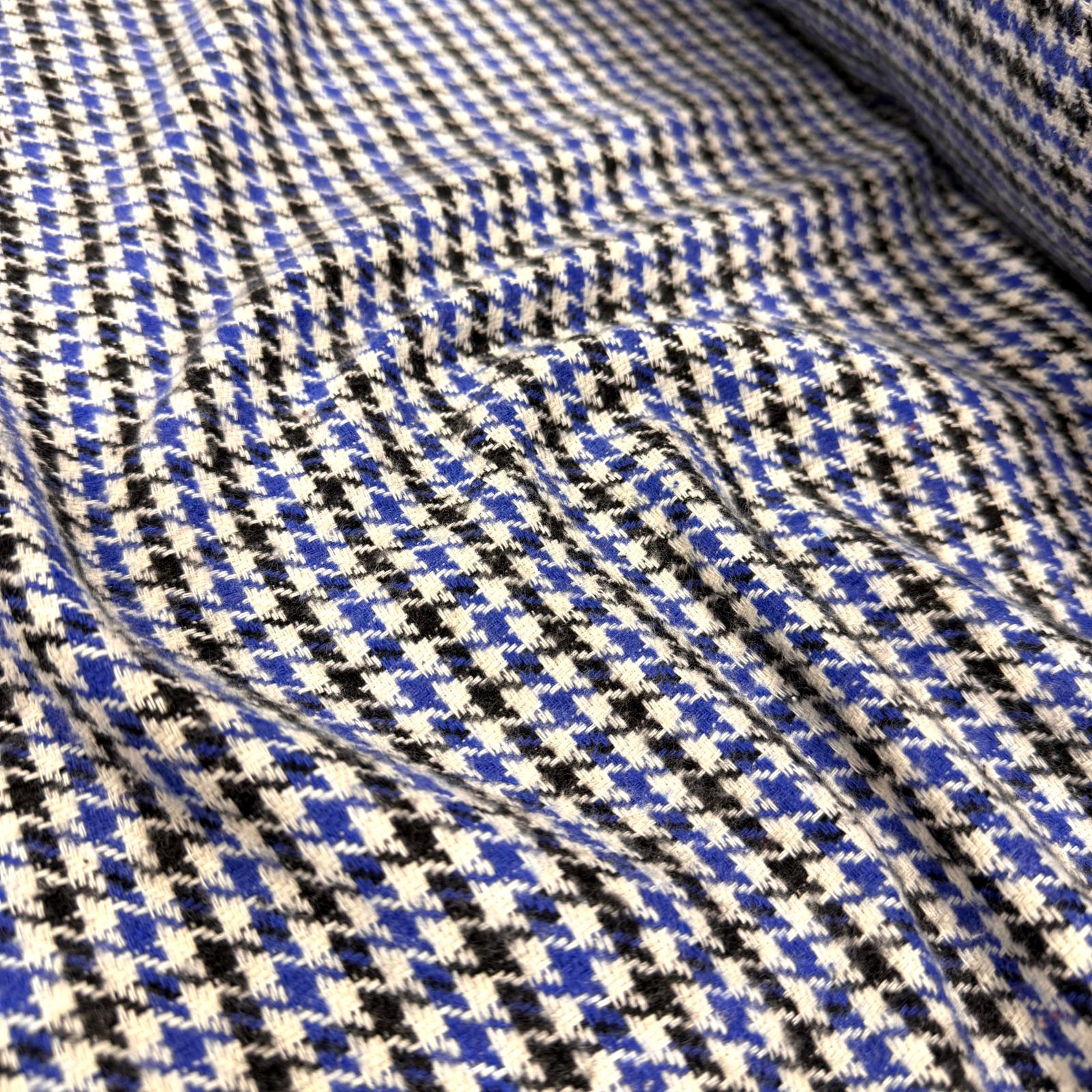 Mavi Kazayağı Oduncu Kumaş