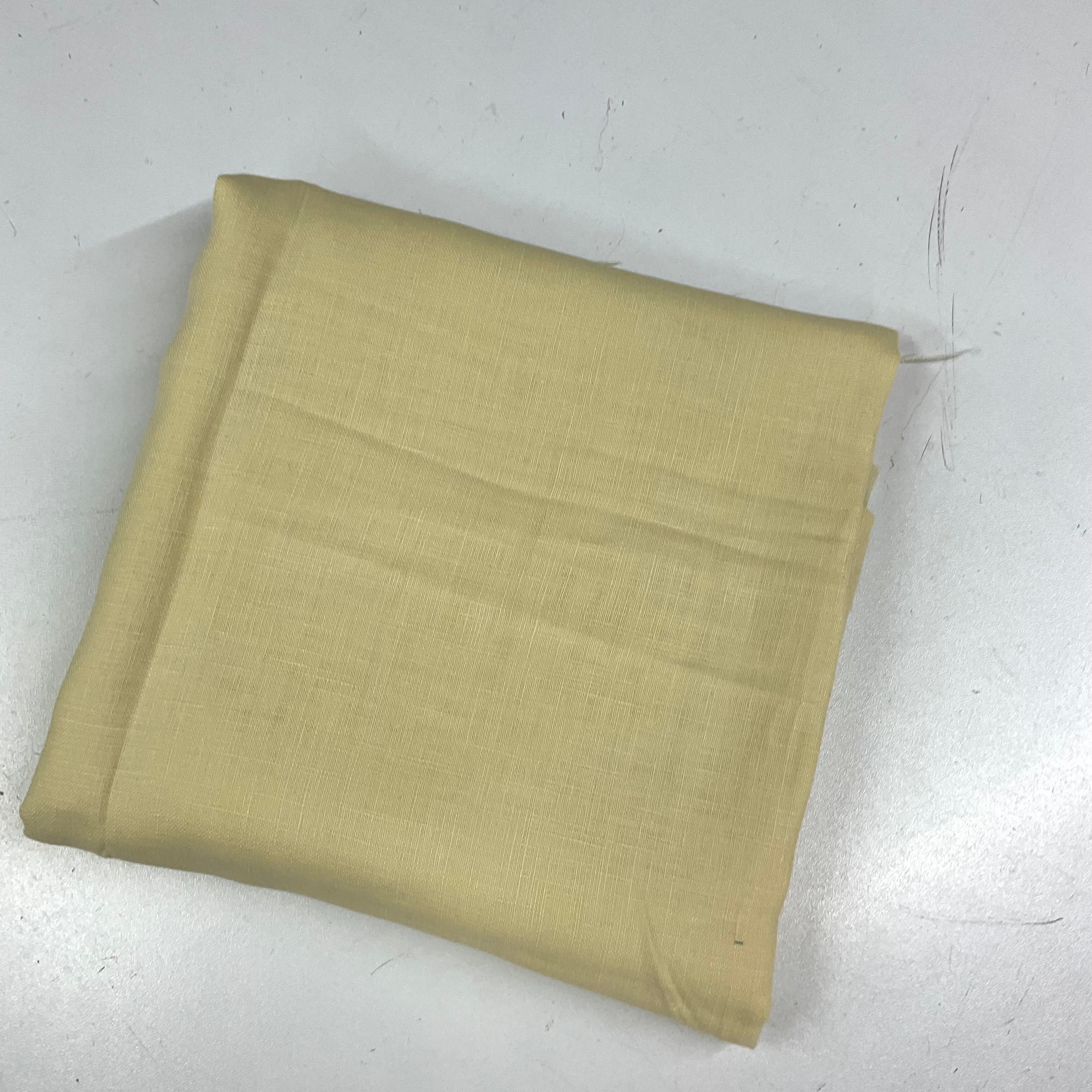 Koyu Krem Ham Keten 60*150 cm Keten Parça Kumaş