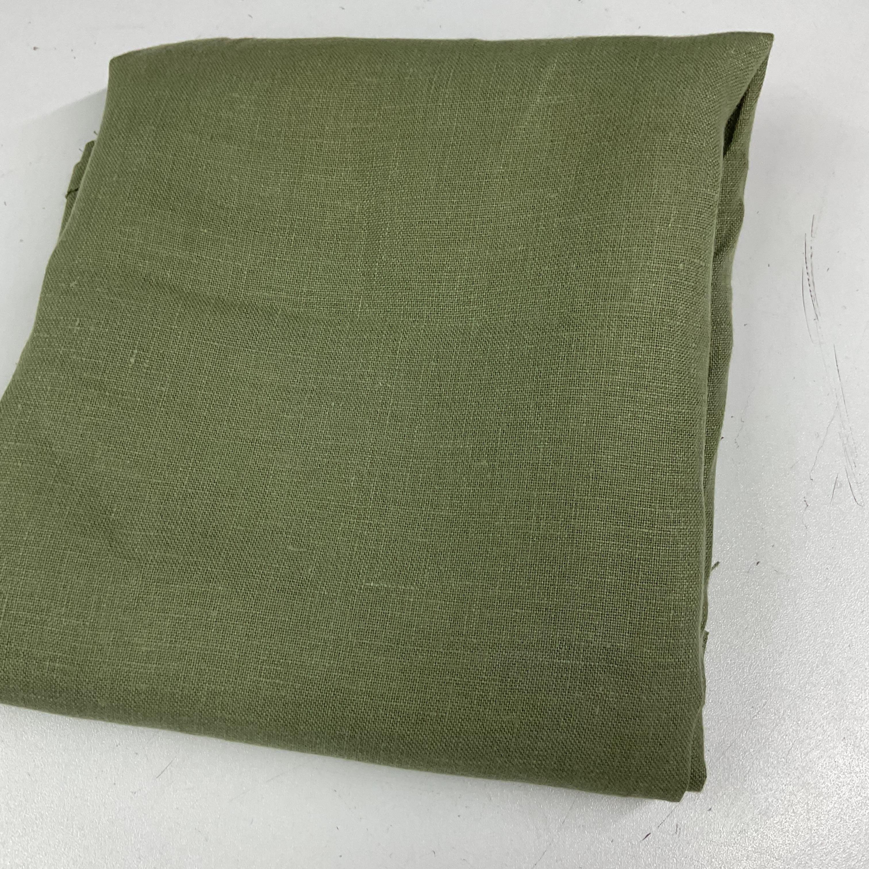 Haki Ham Keten 60*150 cm Keten Parça Kumaş