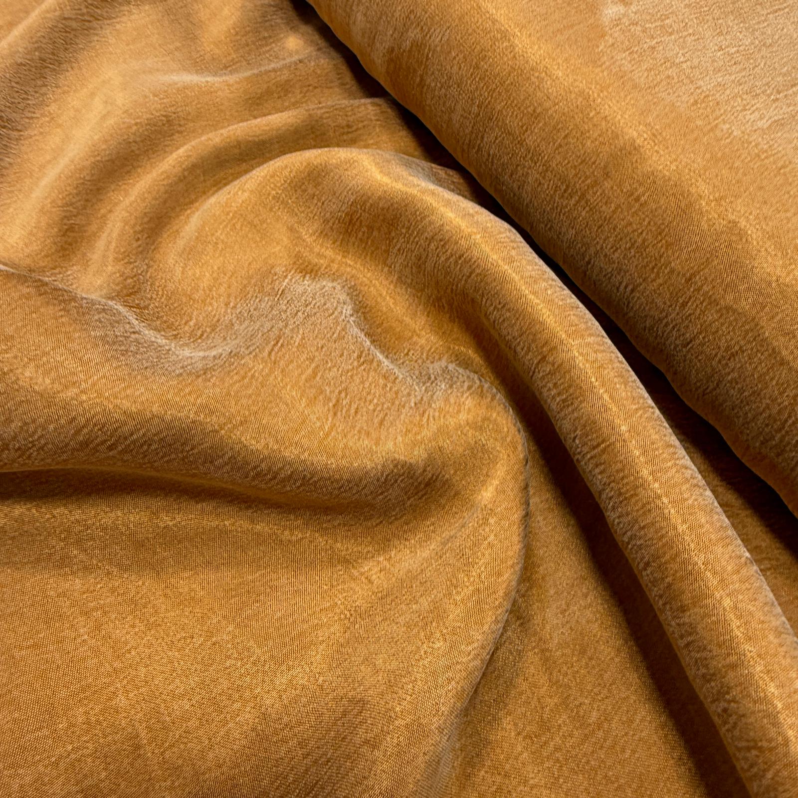 Karamel Cupro Kumaş