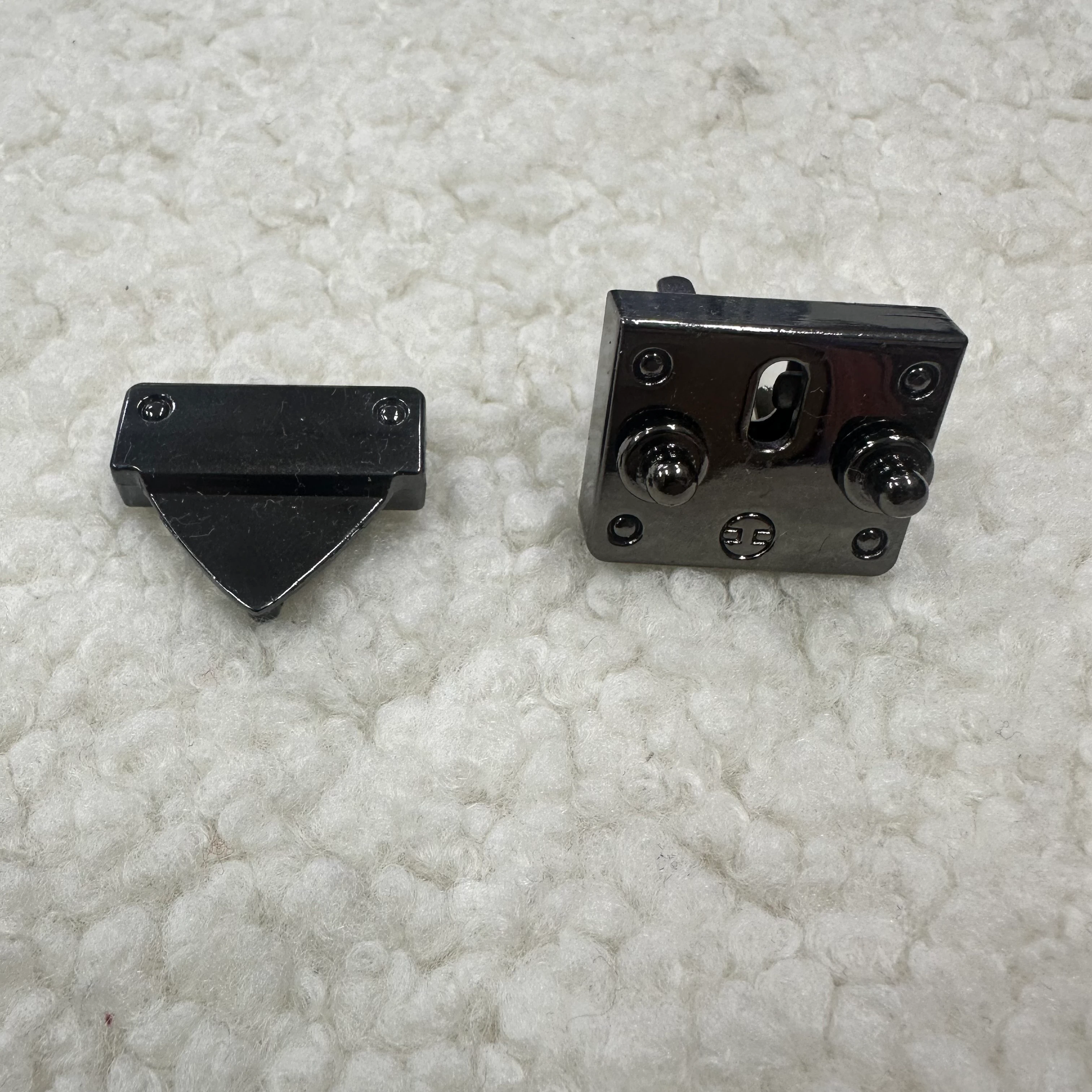 Geçmeli Çanta Kilidi Klipsi Antrasit