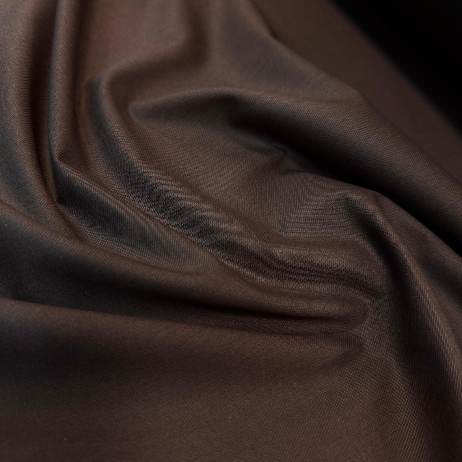 İhraç Fazlası Tencel Soft Touch Kahve Likralı Gabardin Kumaş