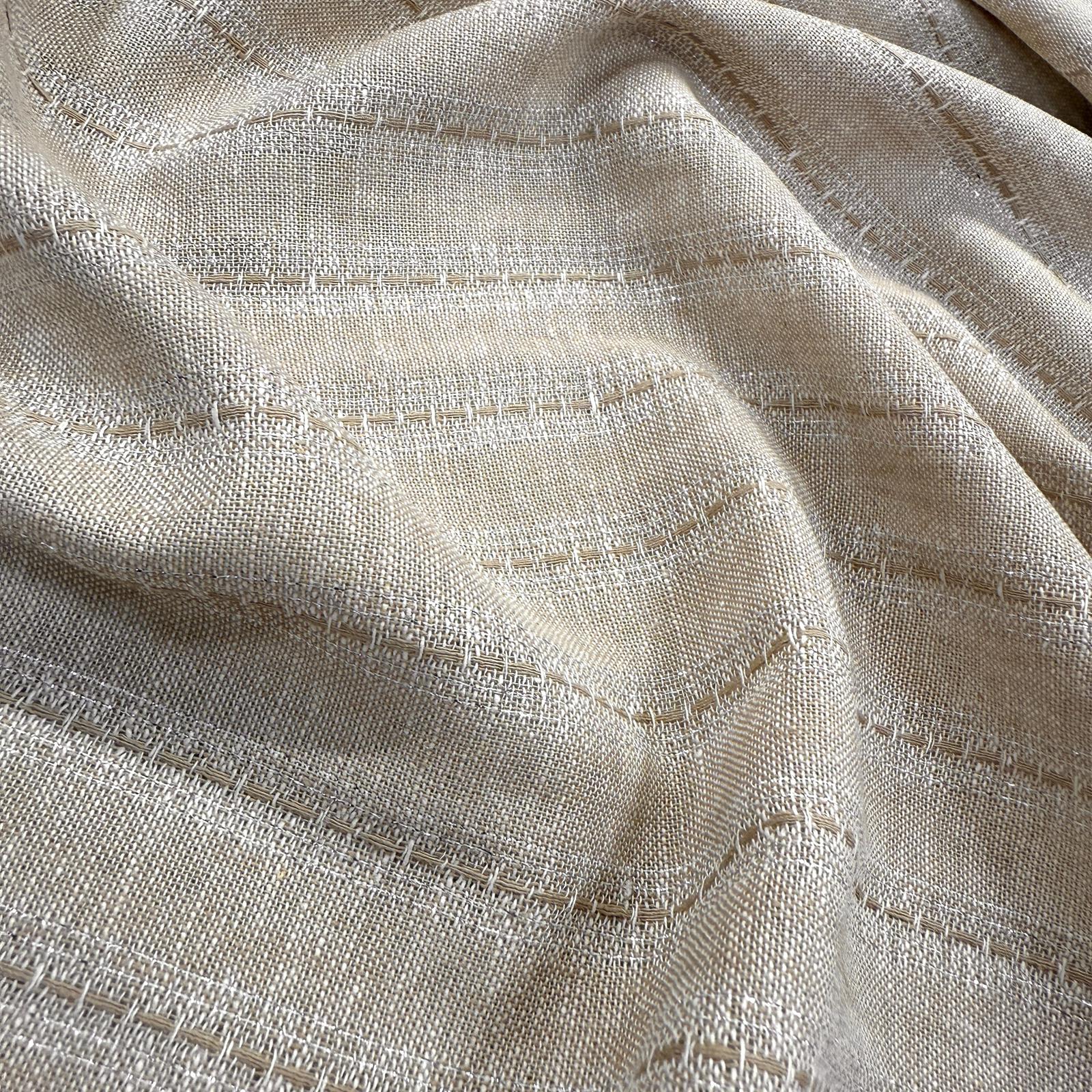 İp Dokumalı Ham %100 Keten Kumaş