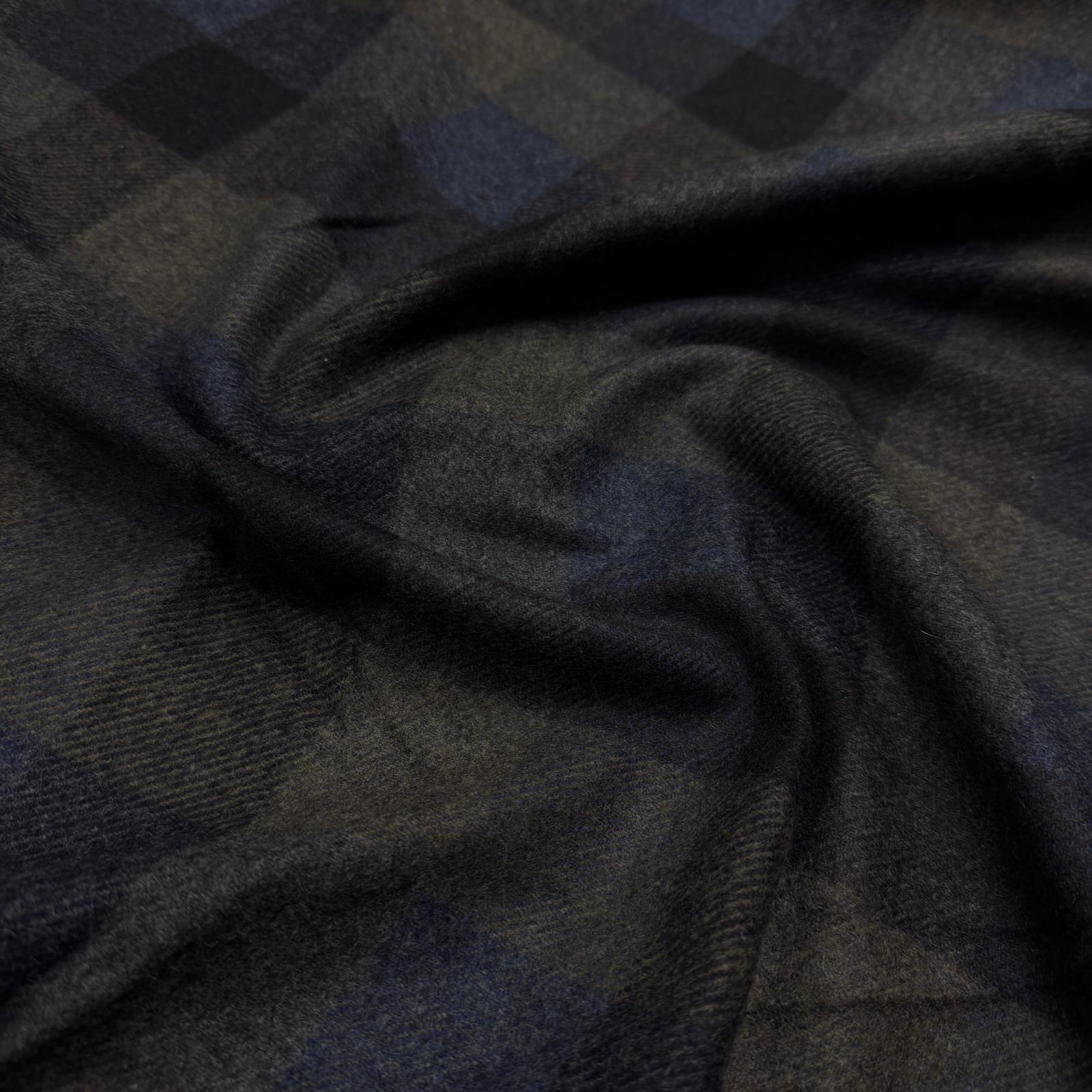 İngiliz Yünlü Brown & Pink Ekoseler Yünlü Oduncu Şanel Kumaş