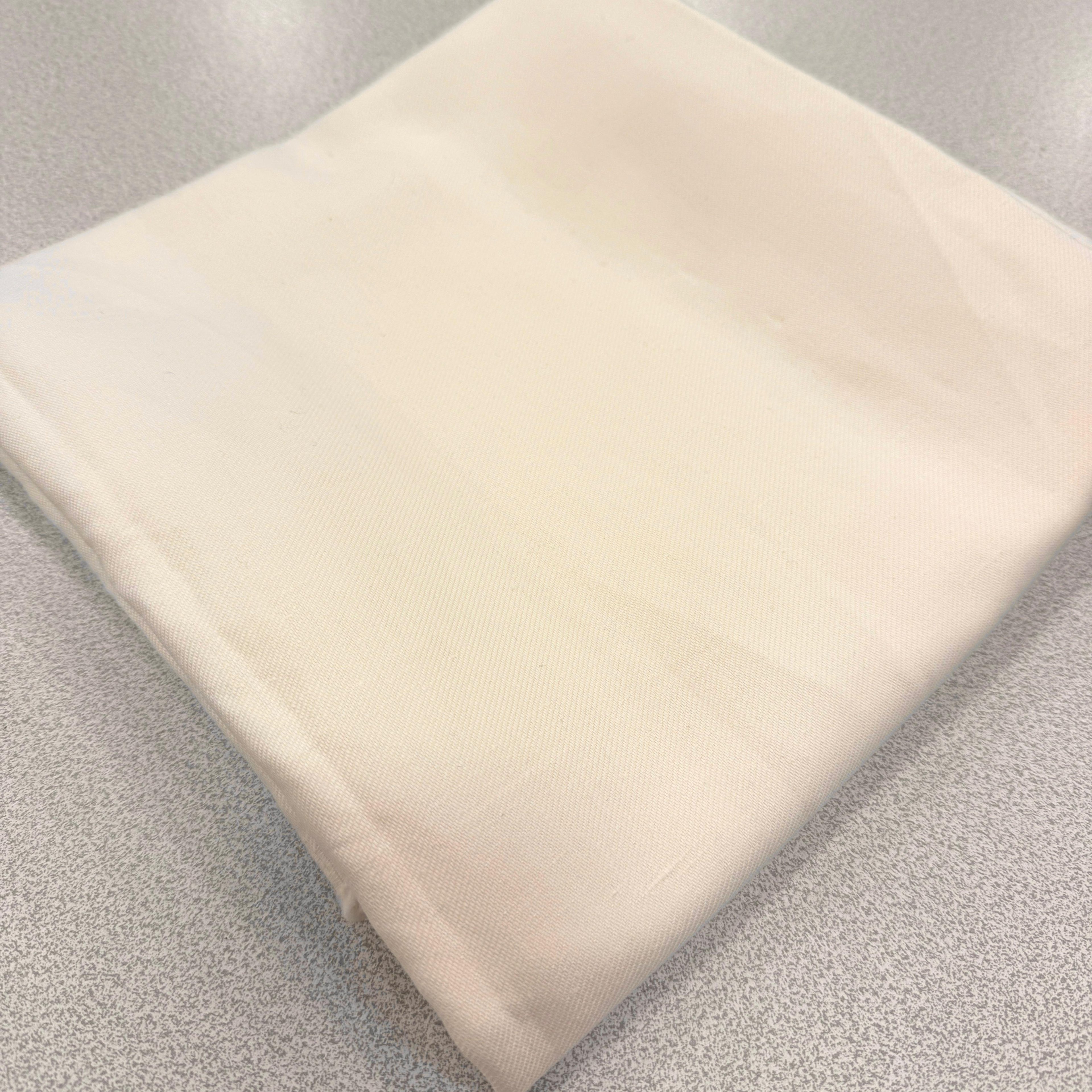 80*140 cm Parça Krem Likralı Hafif Kalın Gabardin Kumaş