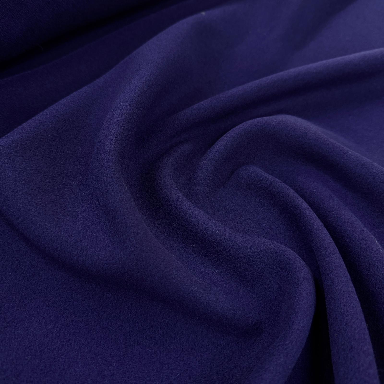 İngiliz Yünlü Morcivert Kaşe Kumaş