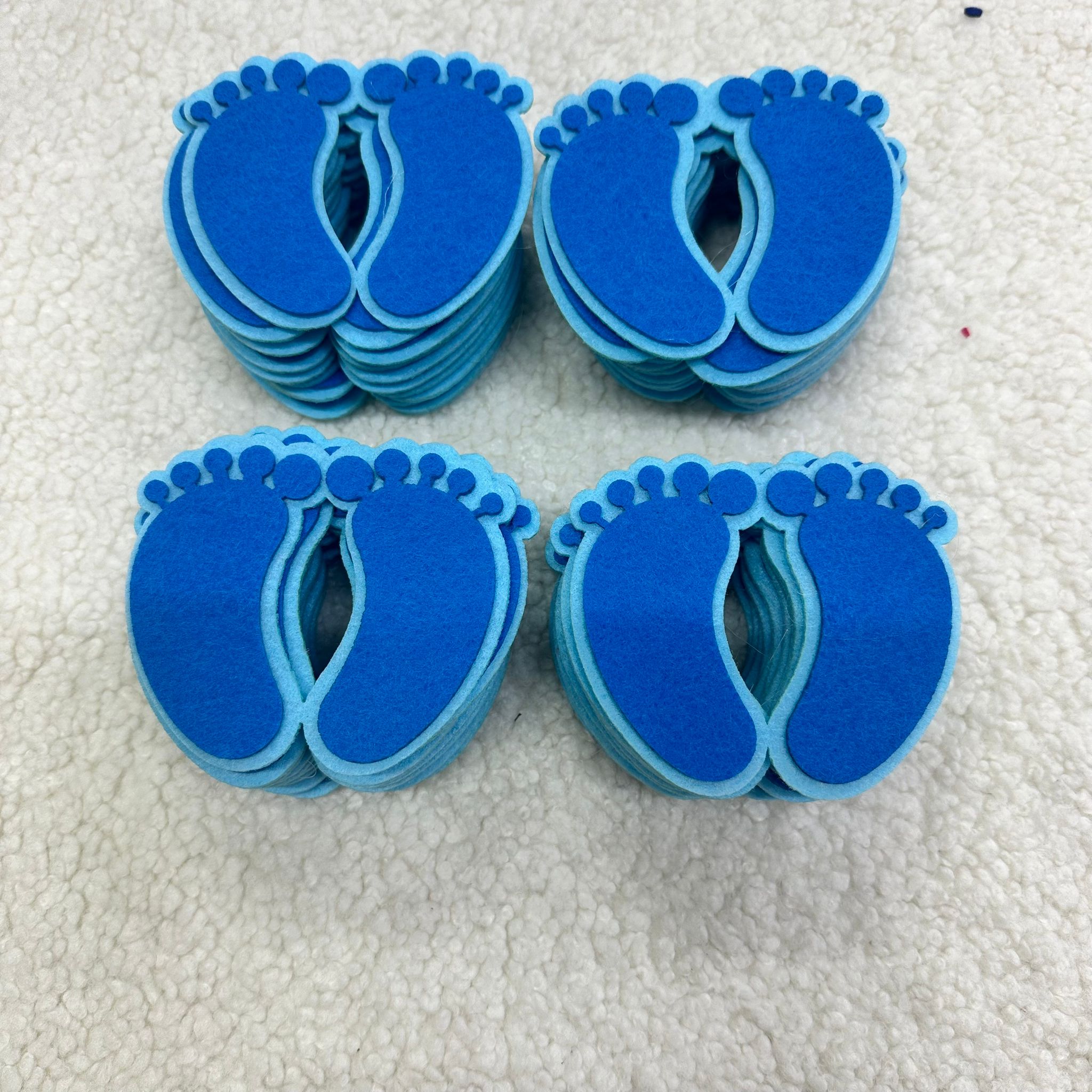 Mavi Ayak Keçe 44'lü Set