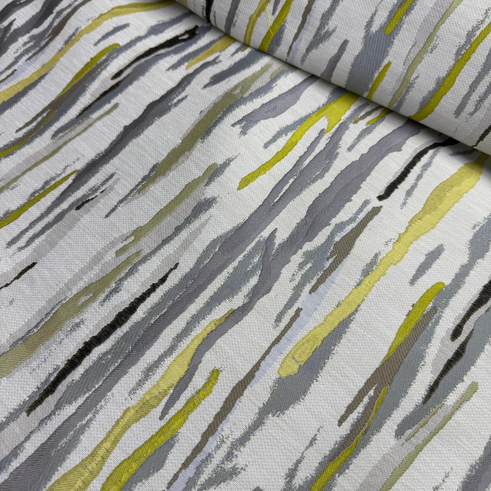 Sınırlı Stok Boyalı Şeritler Goblen Kumaş