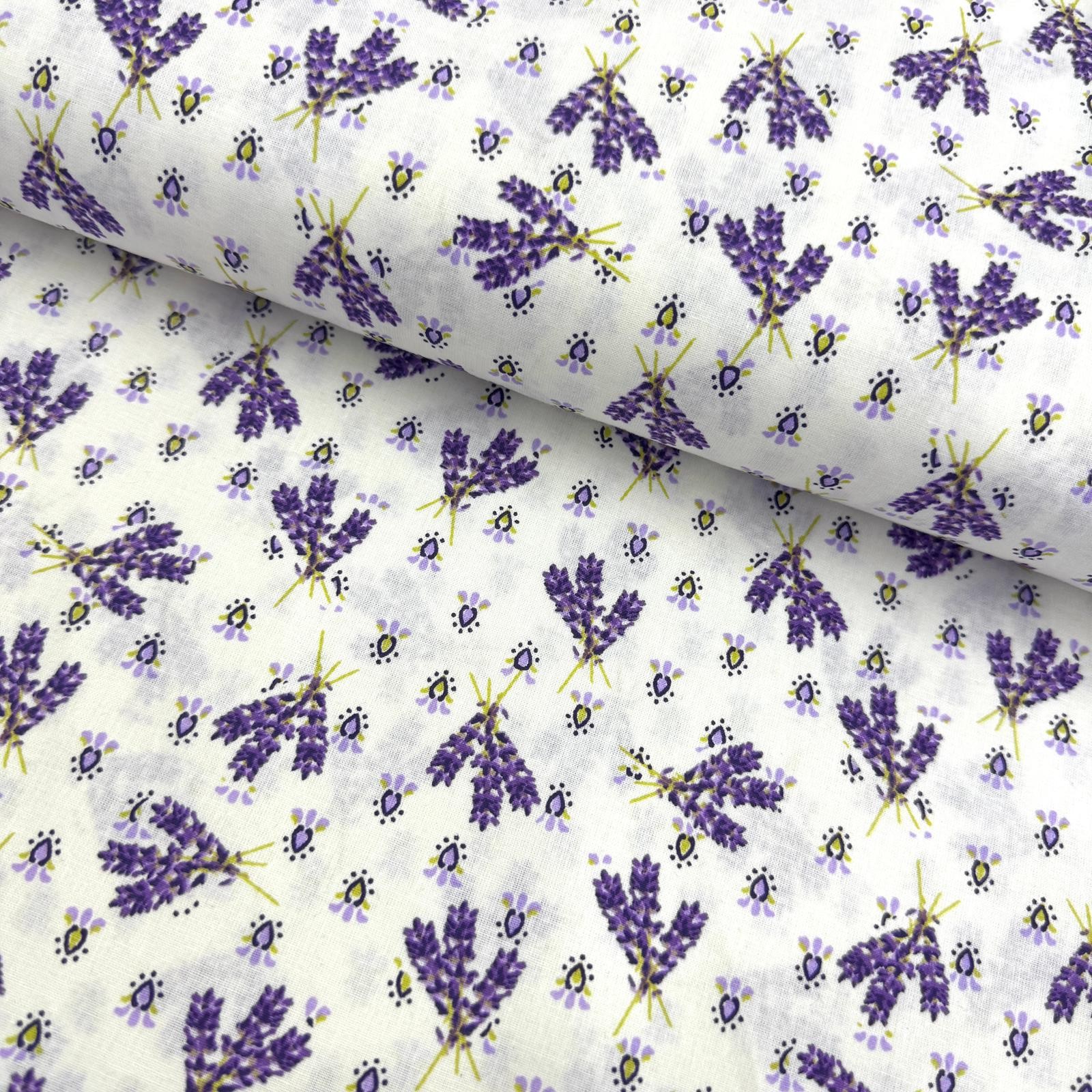 Lavanta Demetleri Premium Poplin Kumaş