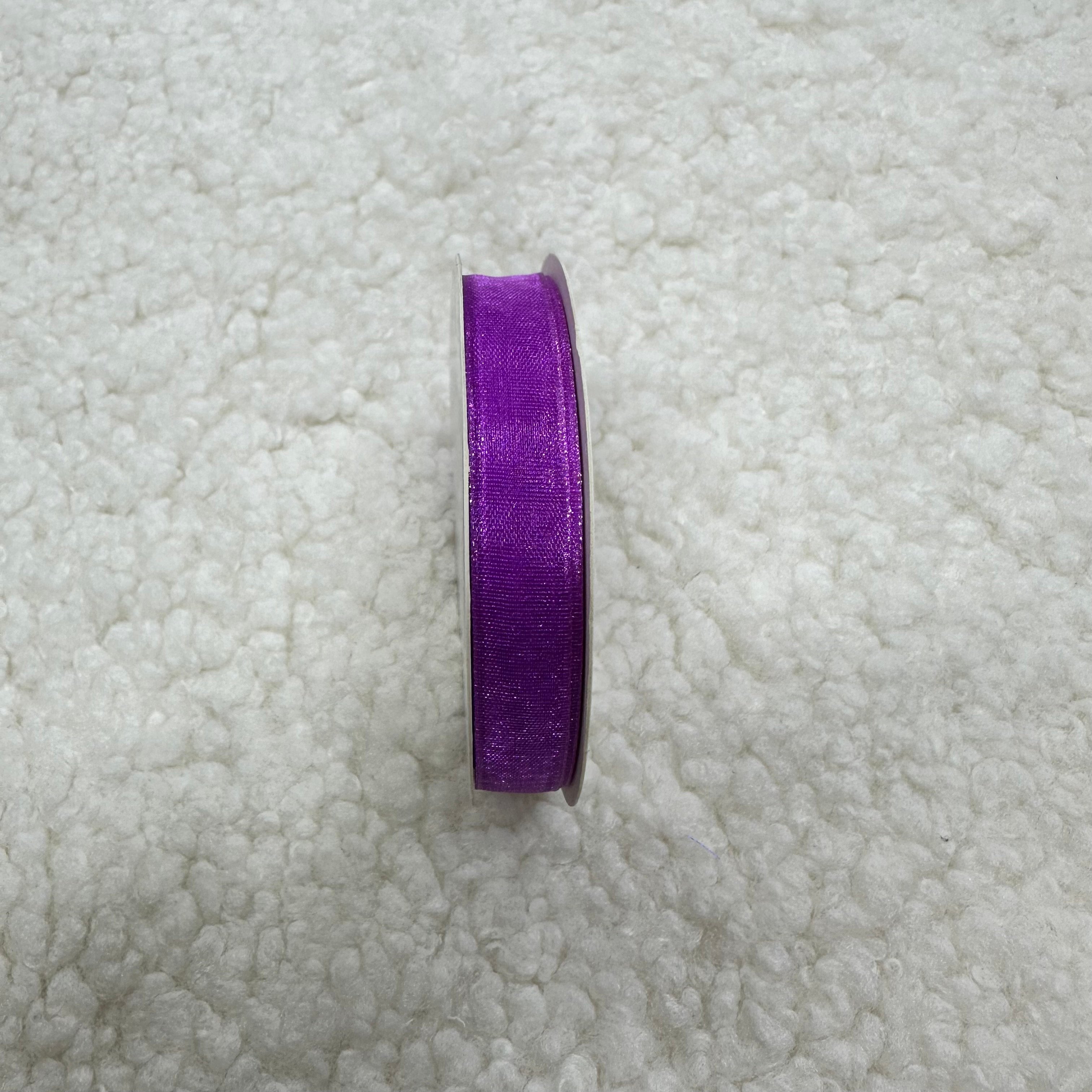 Mor Organze Kurdele 1 Cm