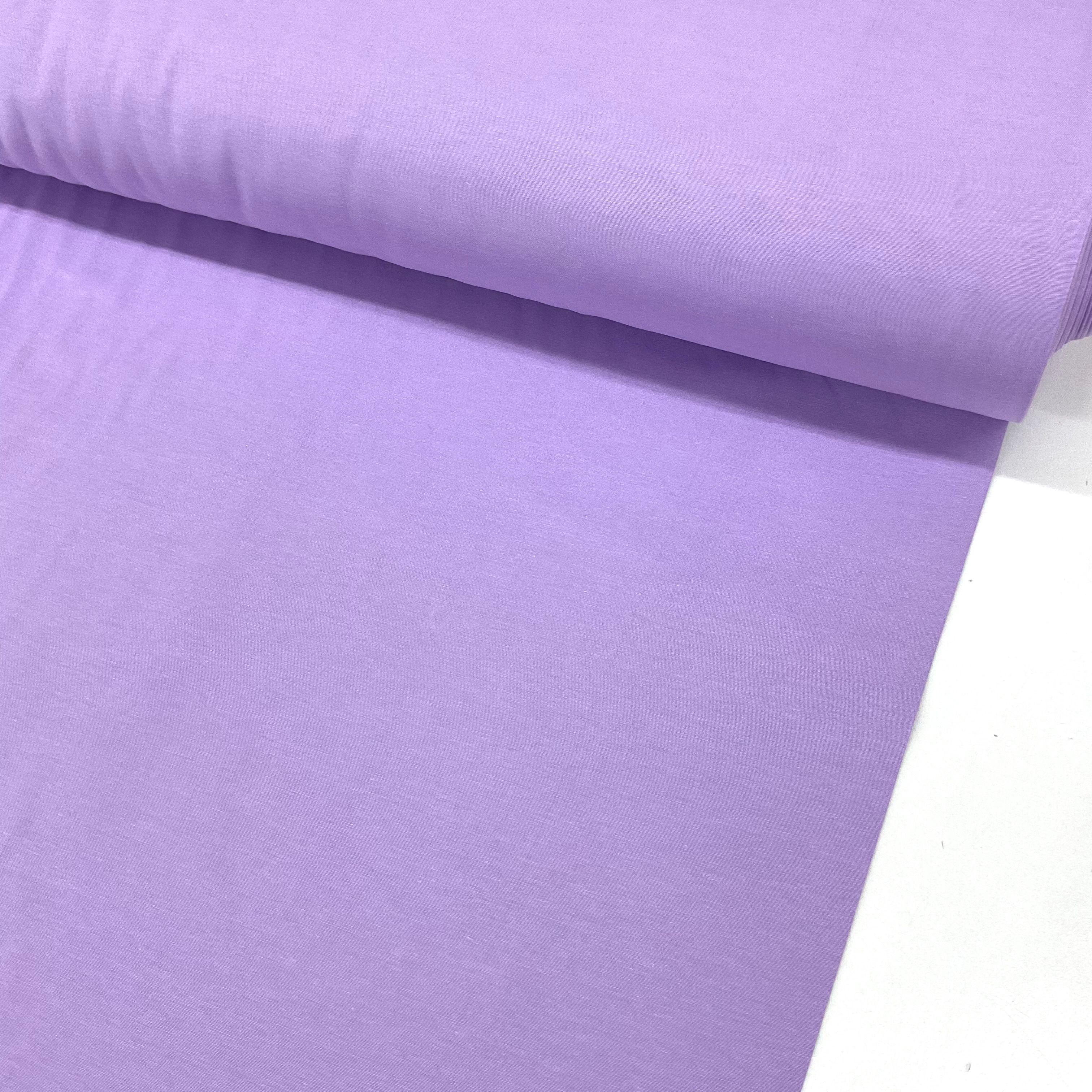 Lila Polyesterli Poplin Kumaş