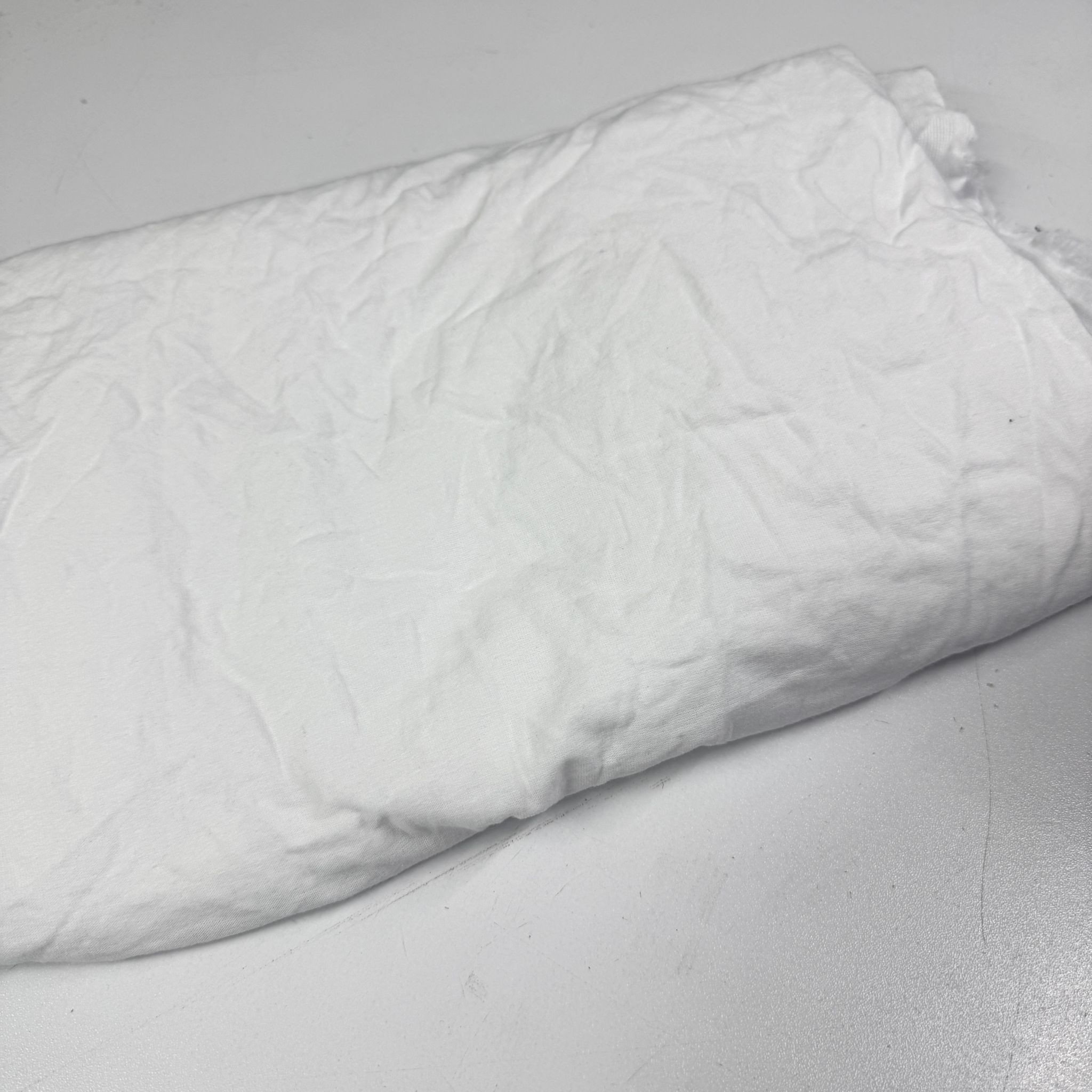 Beyaz Pamuklu İnce Penye Kumaş 400 gr