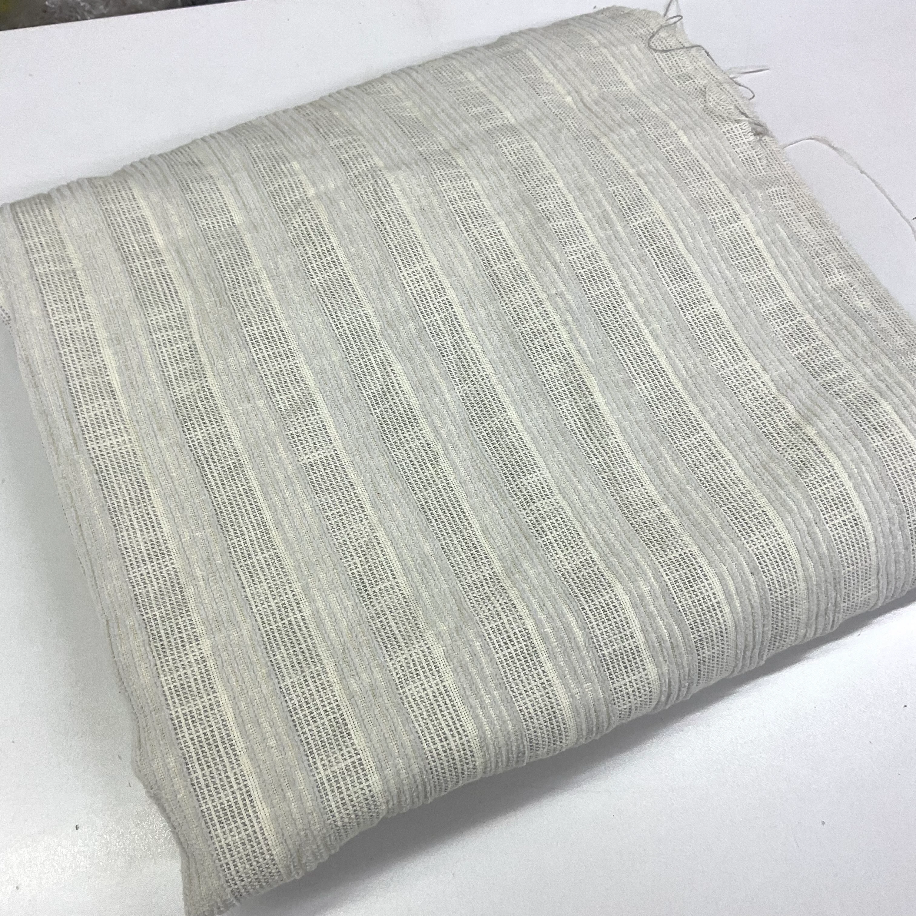 Naturel 170*240 cm Çizgili Pike Parça Kumaş