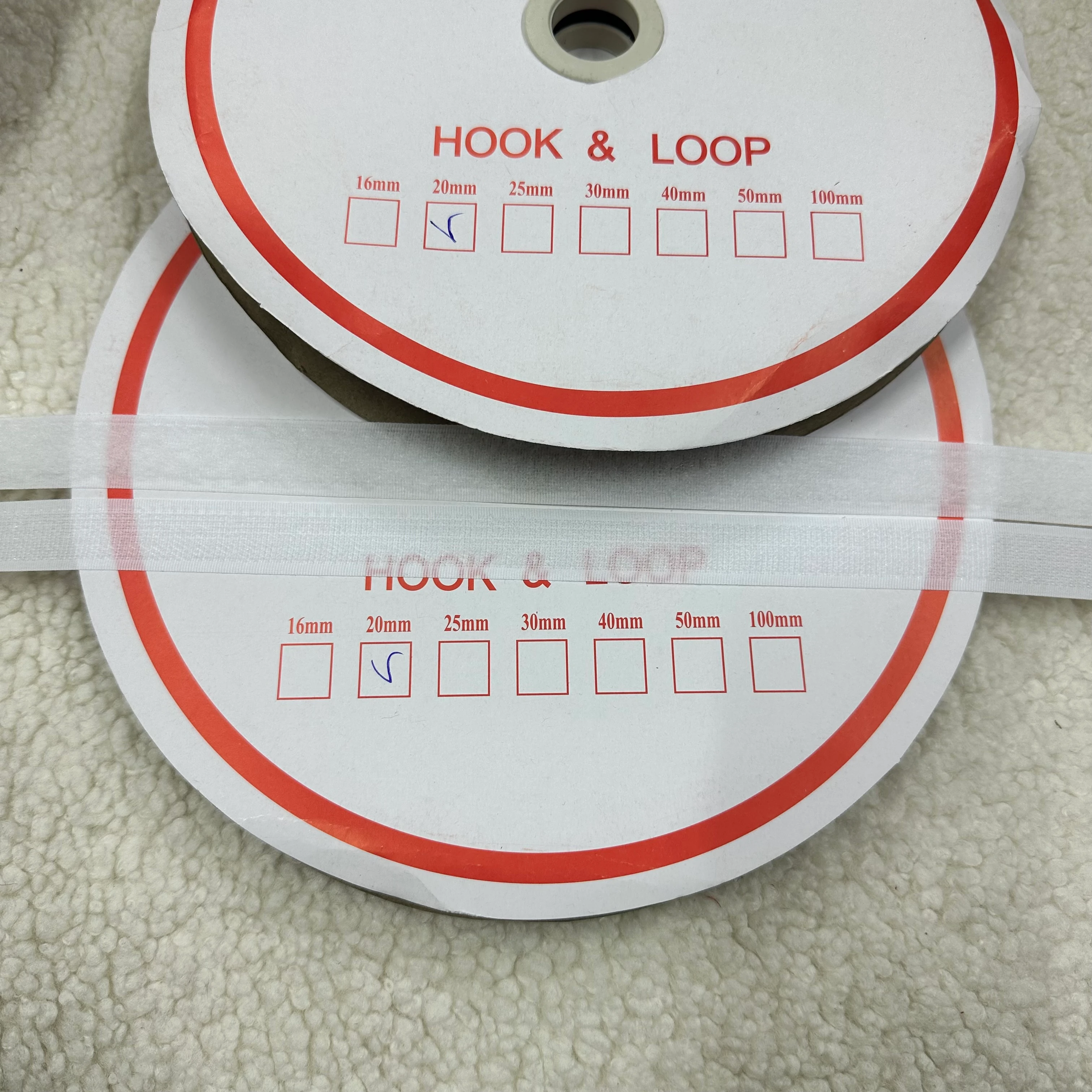 Top Beyaz Dikmeli Cırt Cırt Bant 2 Cm