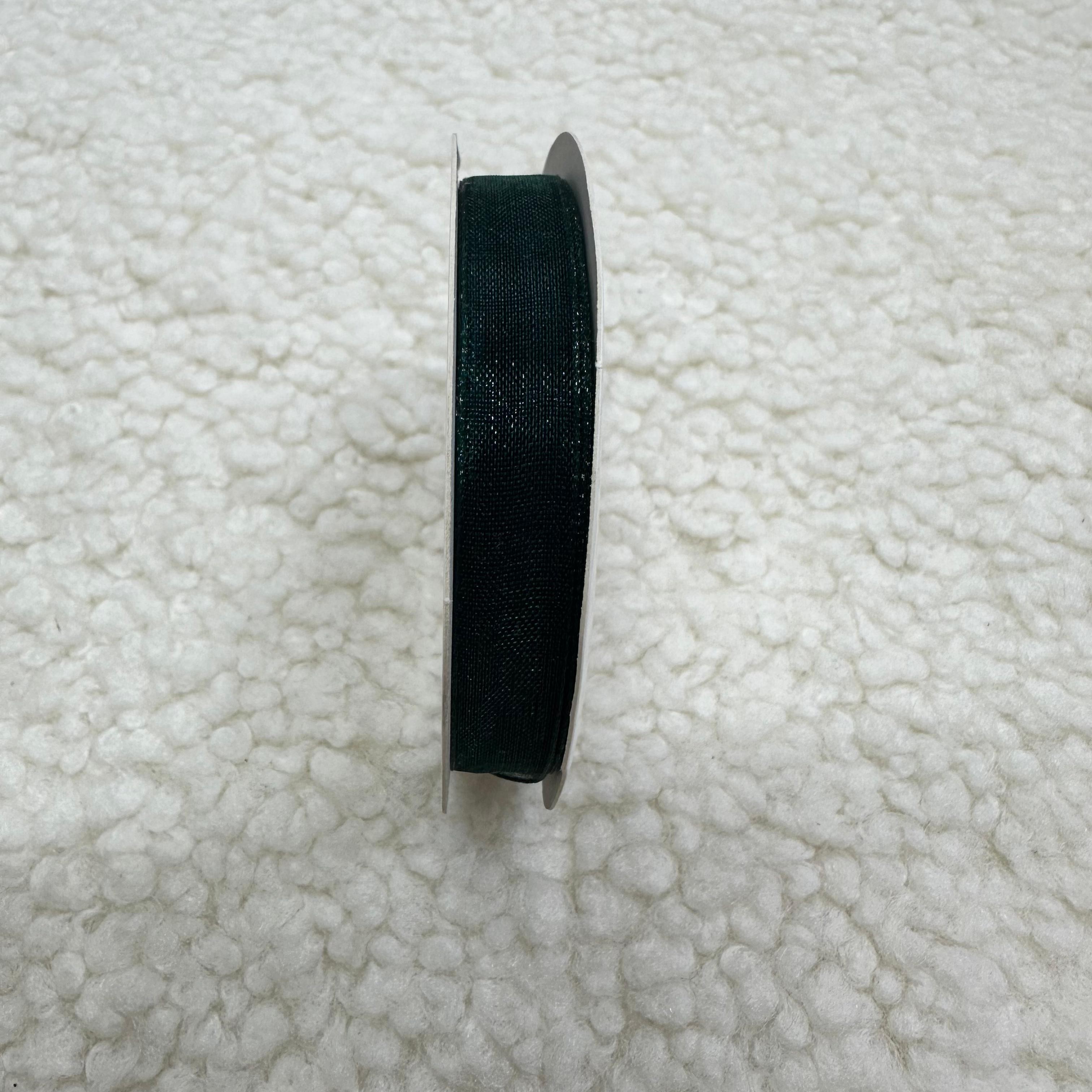 Zümrüt Yeşil Organze Kurdele 1 Cm