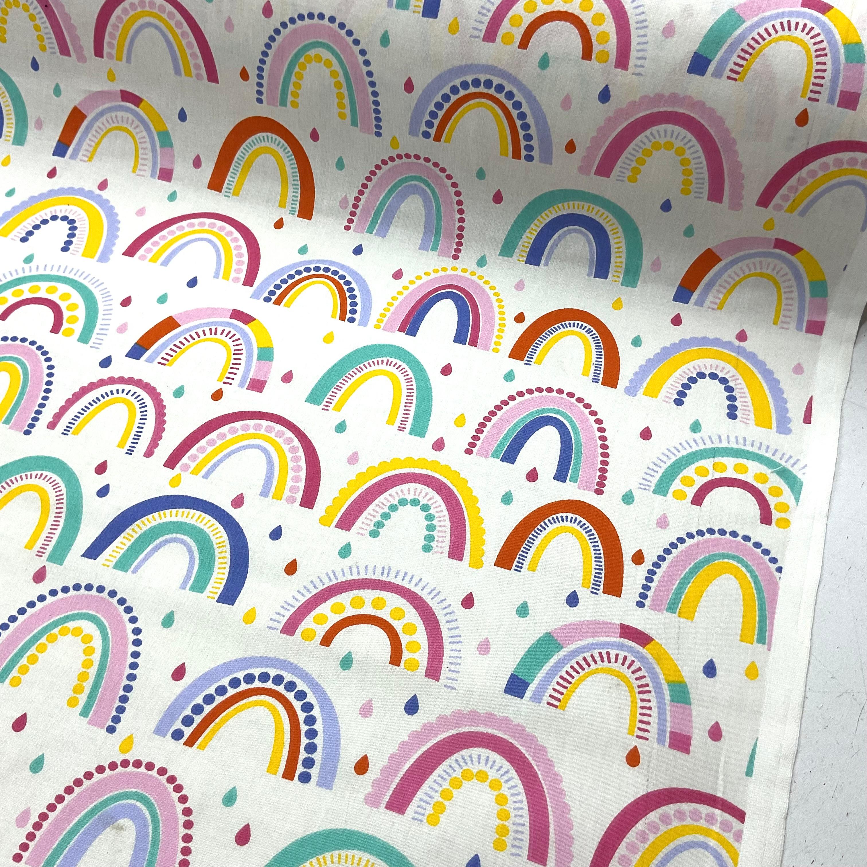 Rainbow Premium Poplin Kumaş