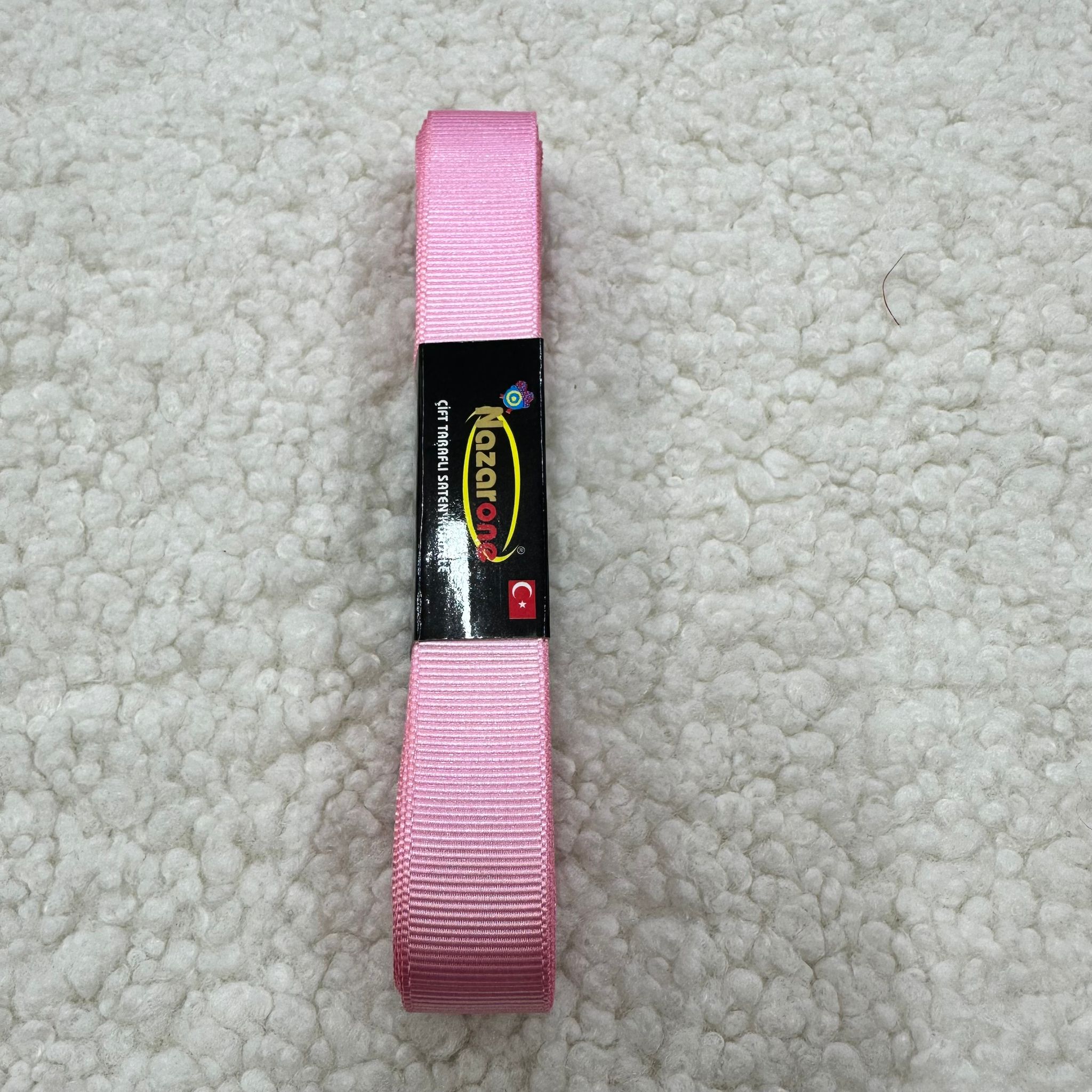 2 Cm Pembe Grogren Kurdele