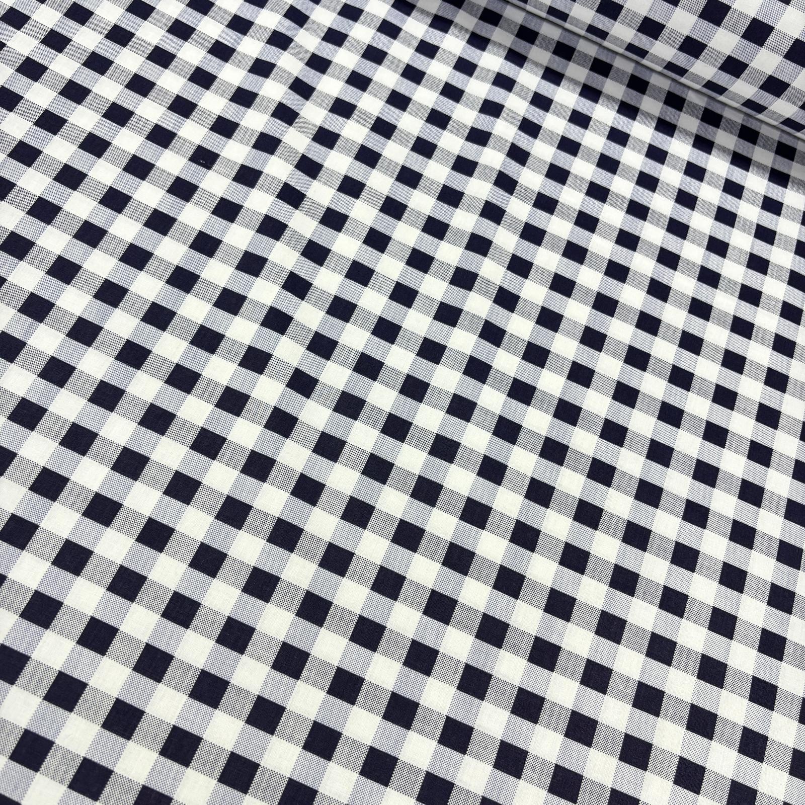 Wella Şeffaf Kareler Poplin Kumaş