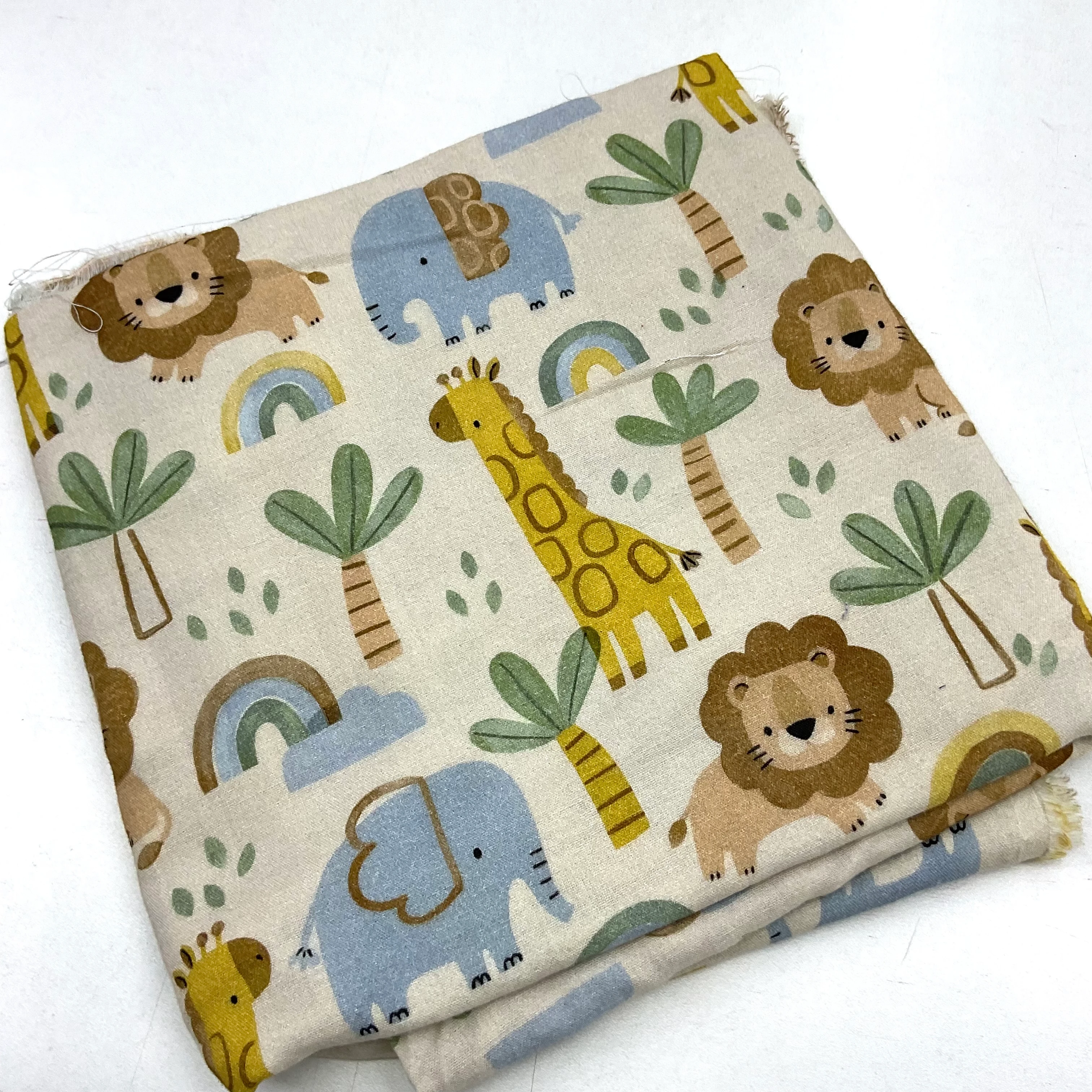 Aslancık 100*160 cm Parça Dijital Baskı Müslin Kumaş