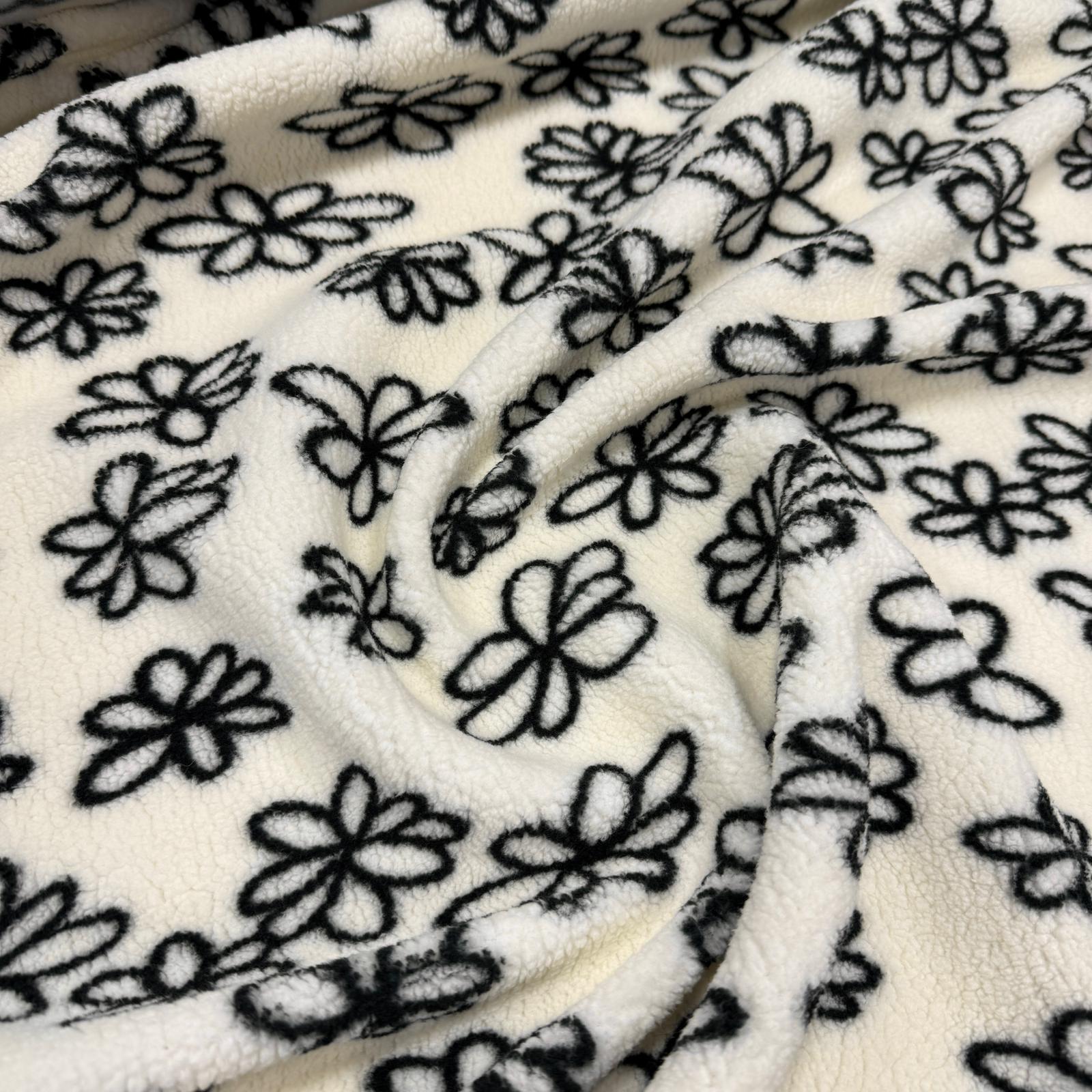 Sınırlı Stok Çiçekli Şarpa Welsoft Kumaş