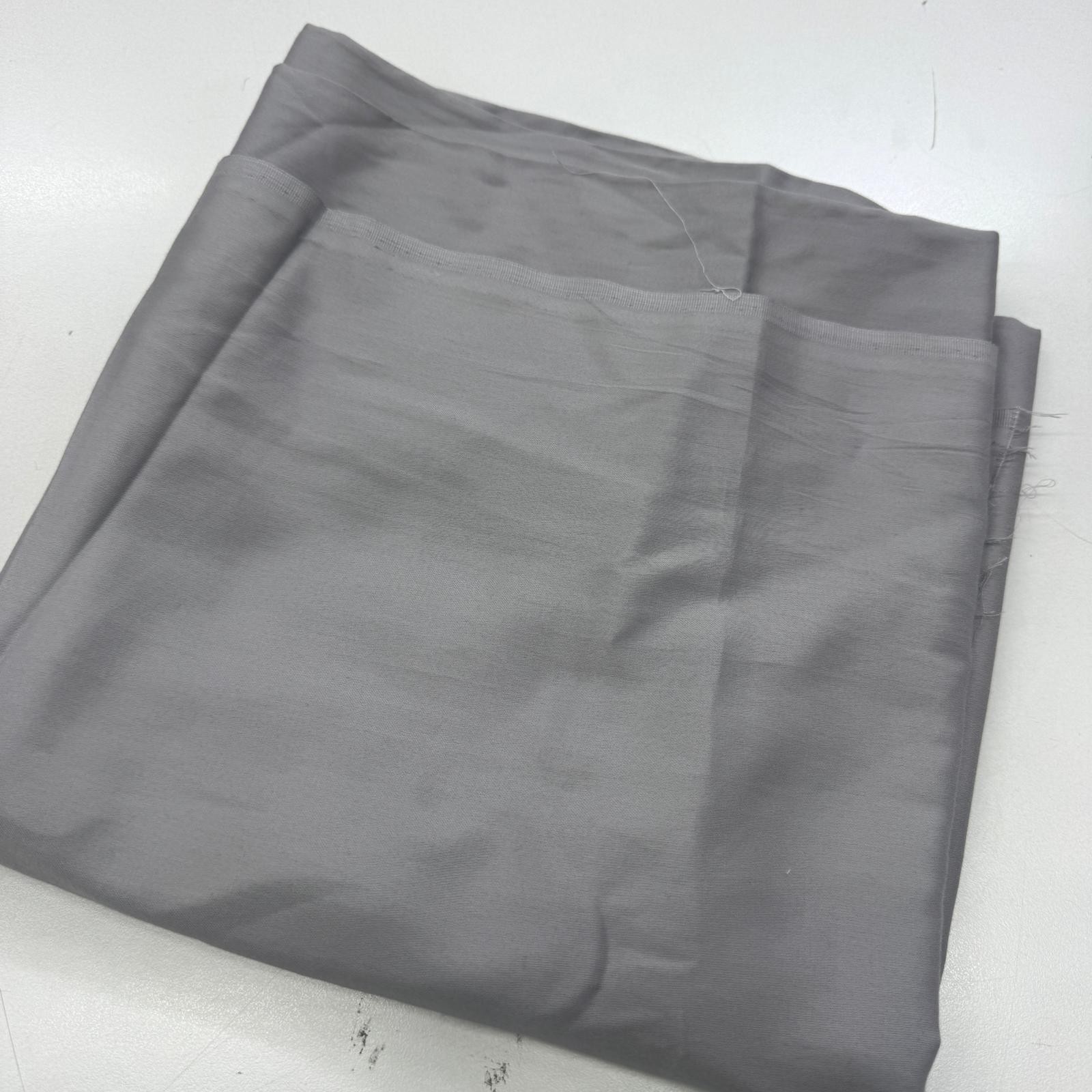 Koyu Gri 100*240 cm Parça Pamuk Saten Kumaş