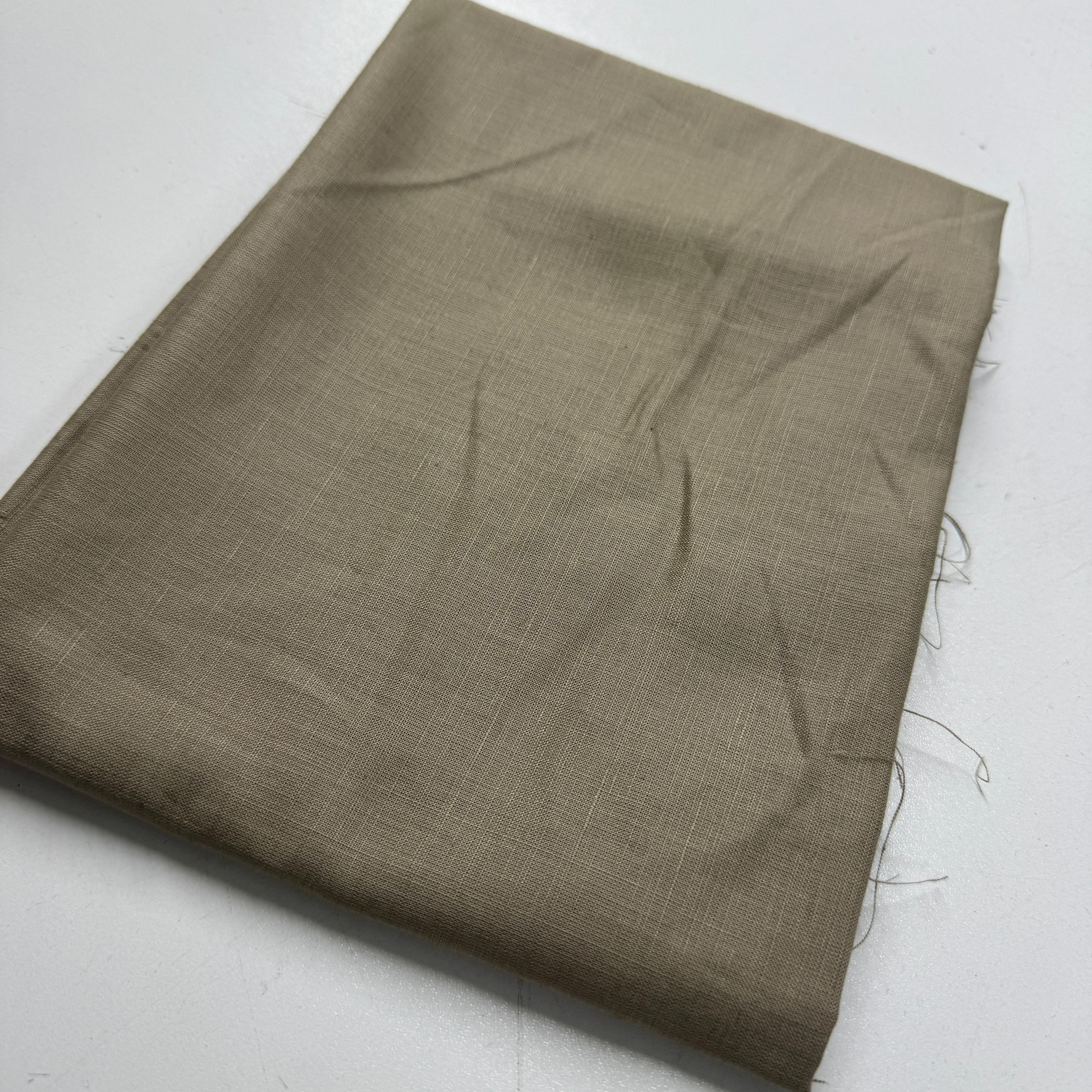Bej 65*140 cm Likralı Keten Parça Kumaş