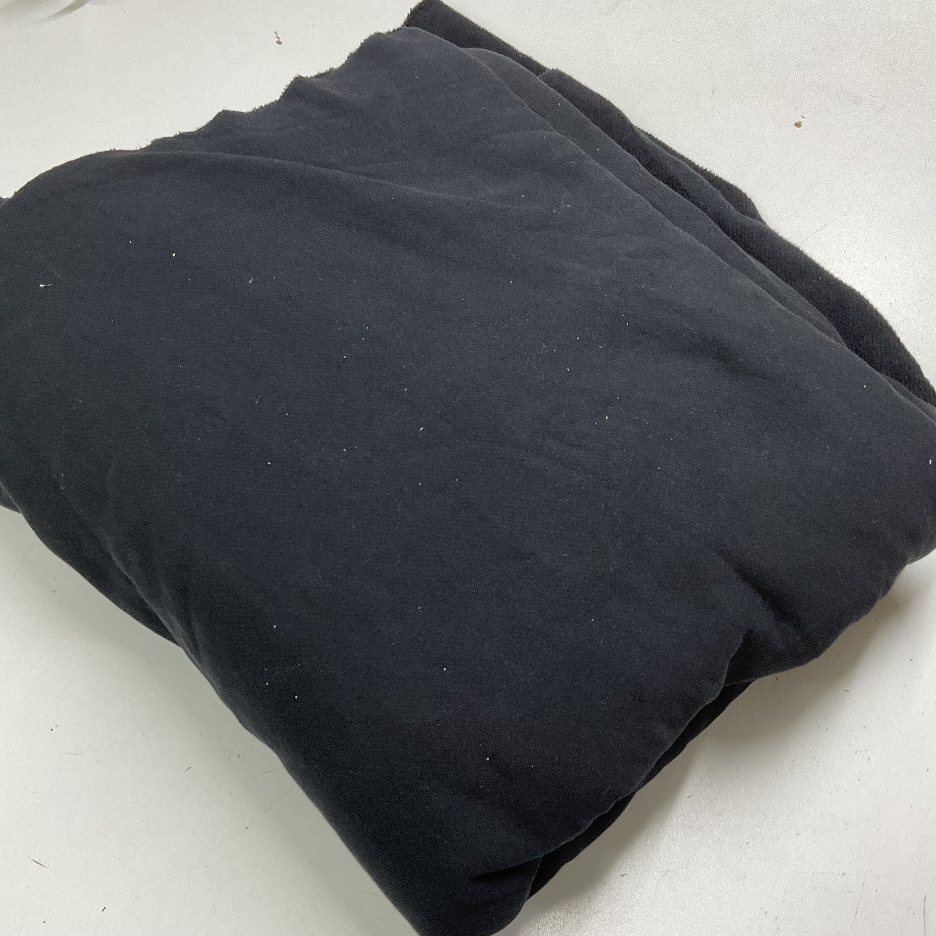 Mat Siyah Üç İplik Penye Kumaş 2200 gr