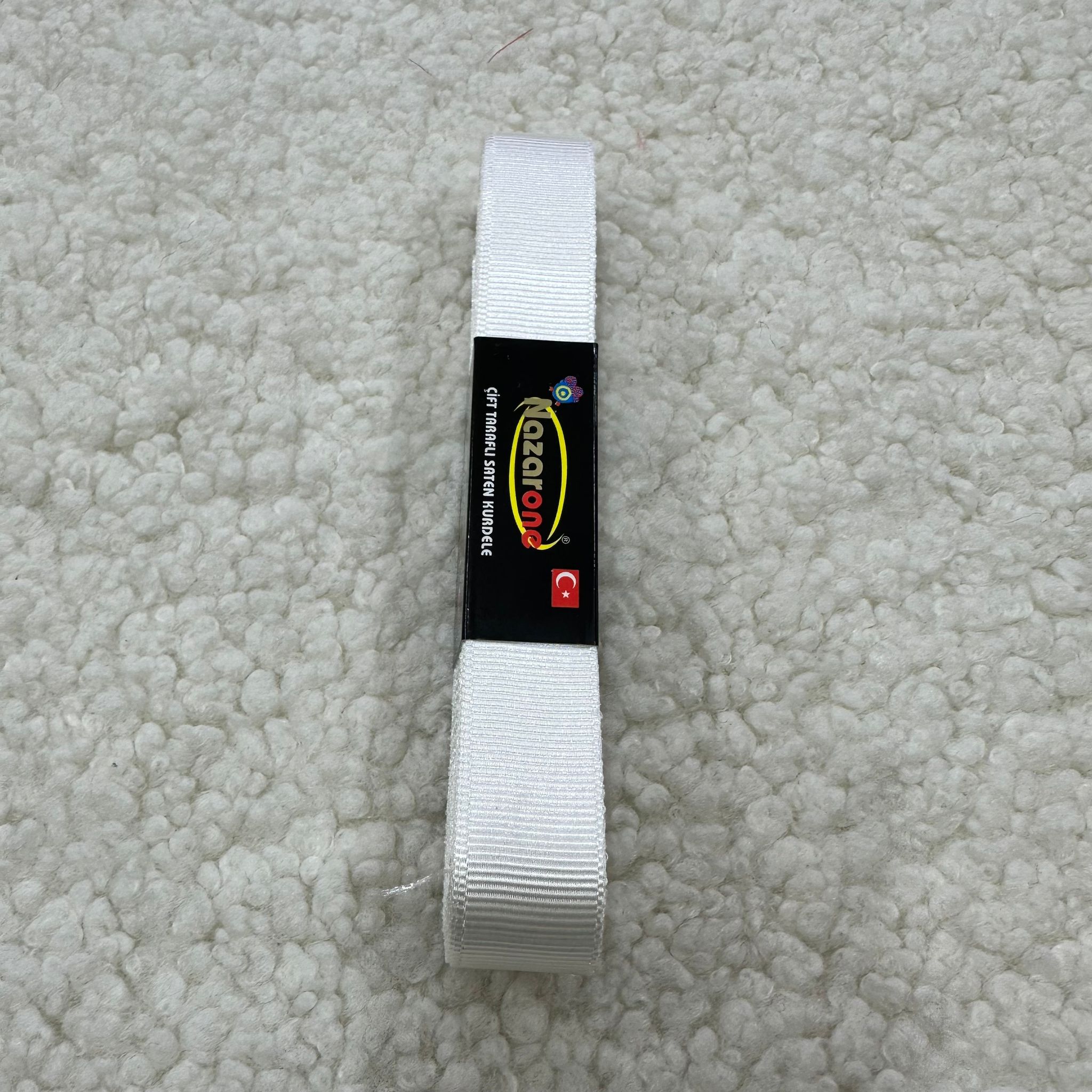 2 Cm Kırık Beyaz Grogren Kurdele