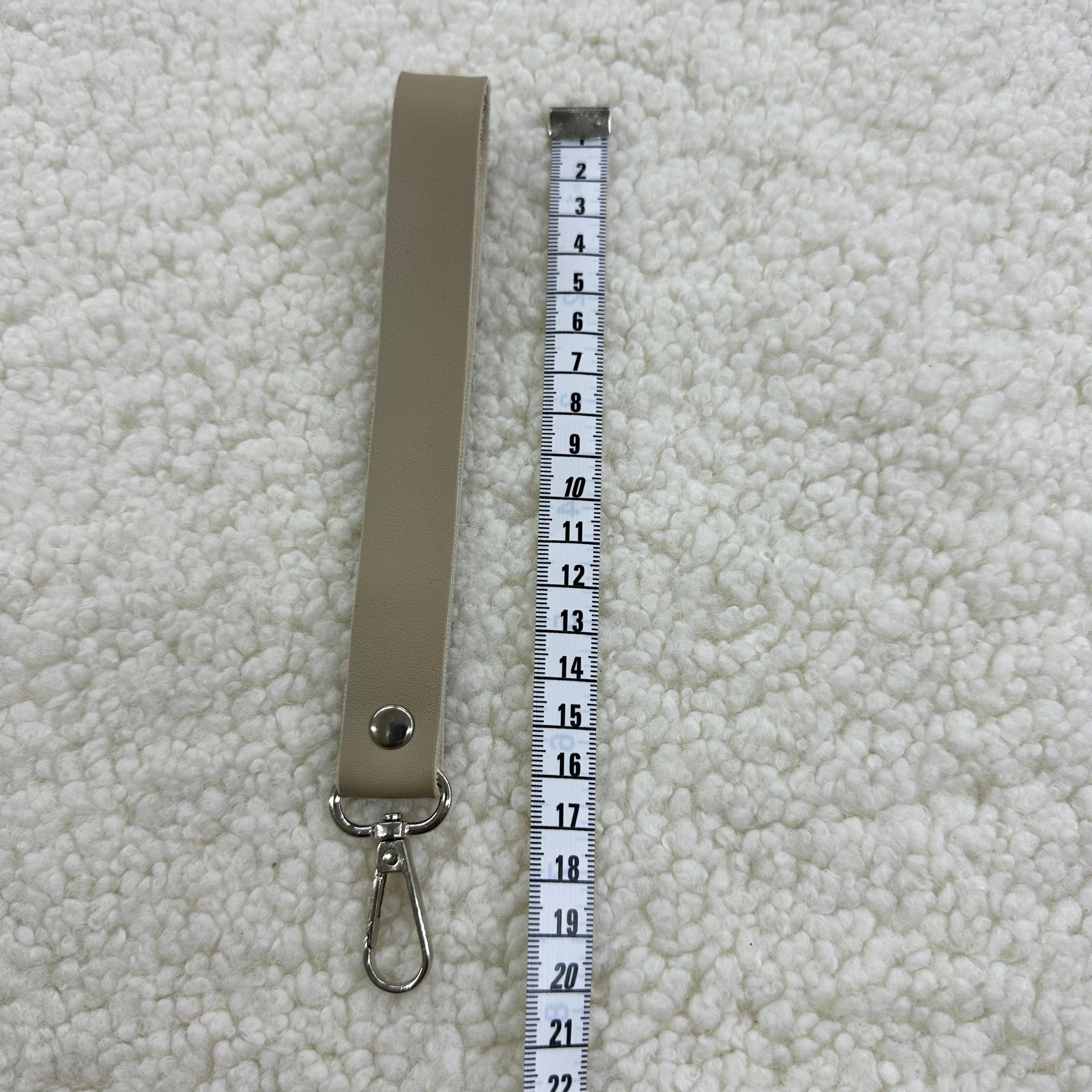 Bej Clutch Çanta Sapı