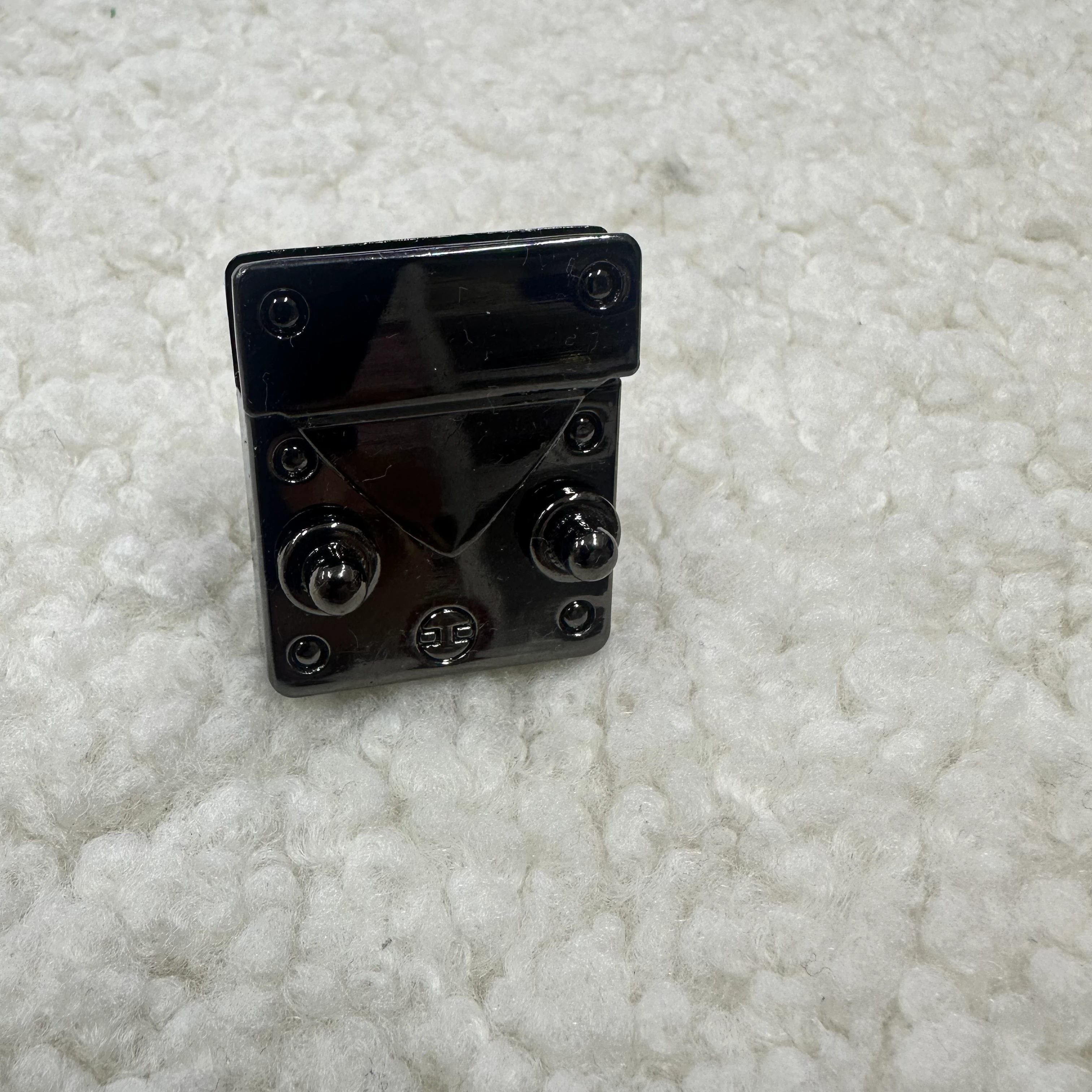 Geçmeli Çanta Kilidi Klipsi Antrasit