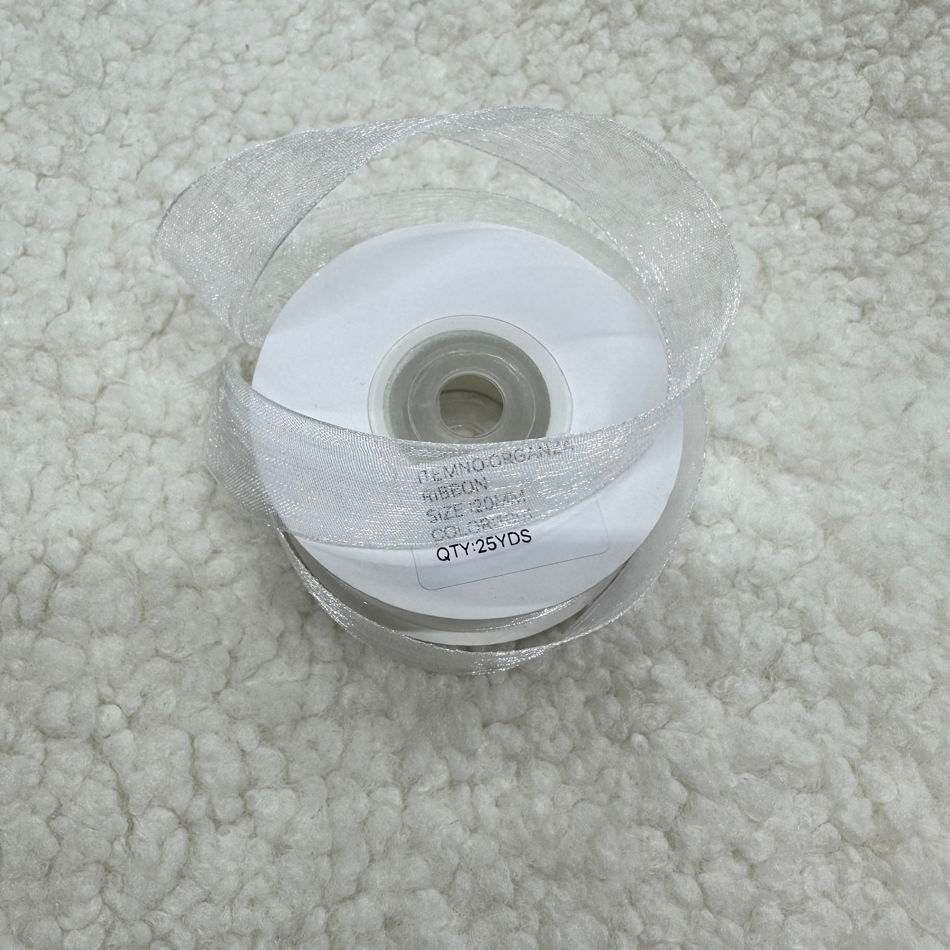 Beyaz Organze Kurdele 2 Cm