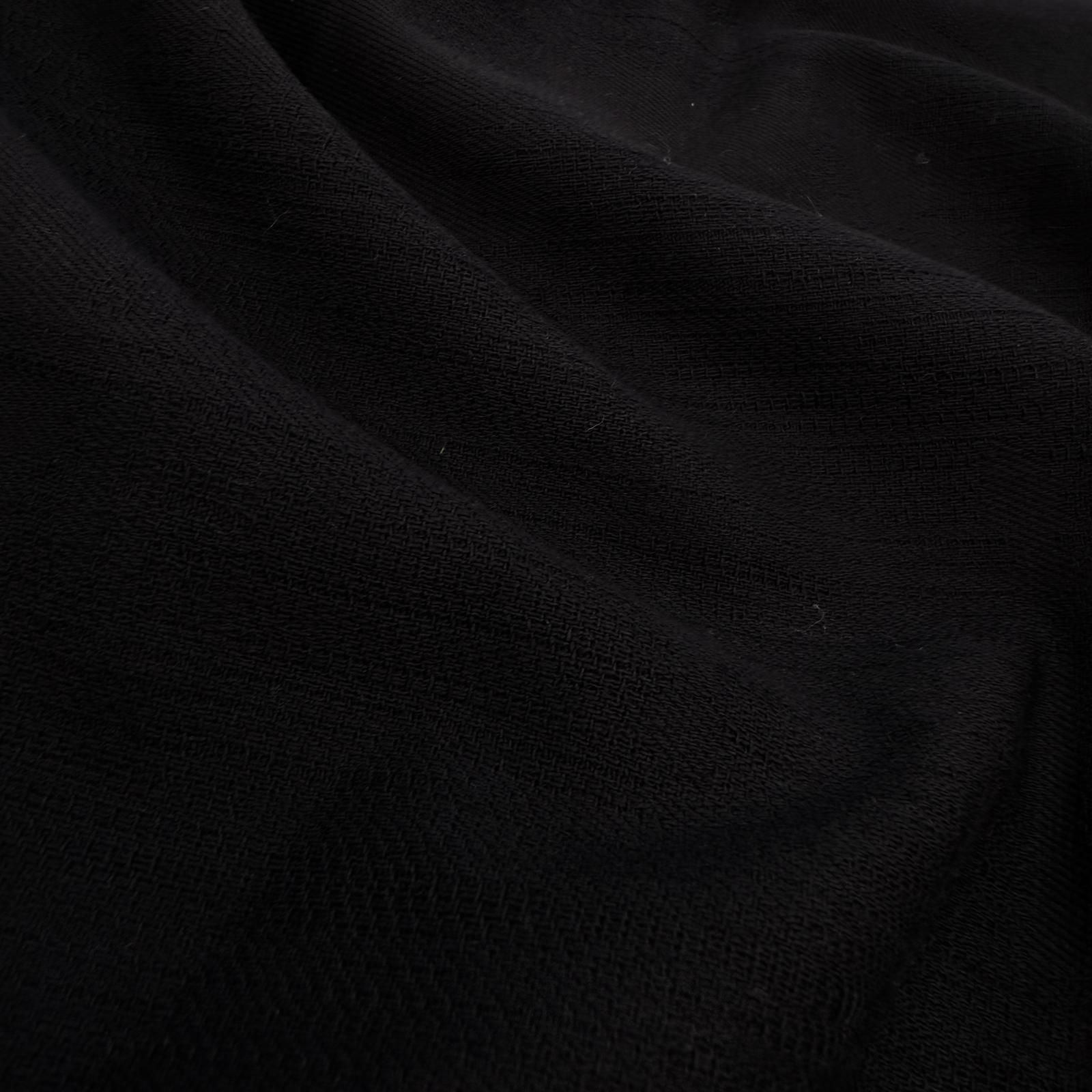 Siyah Giyimlik Pamuk Keten Kumaş