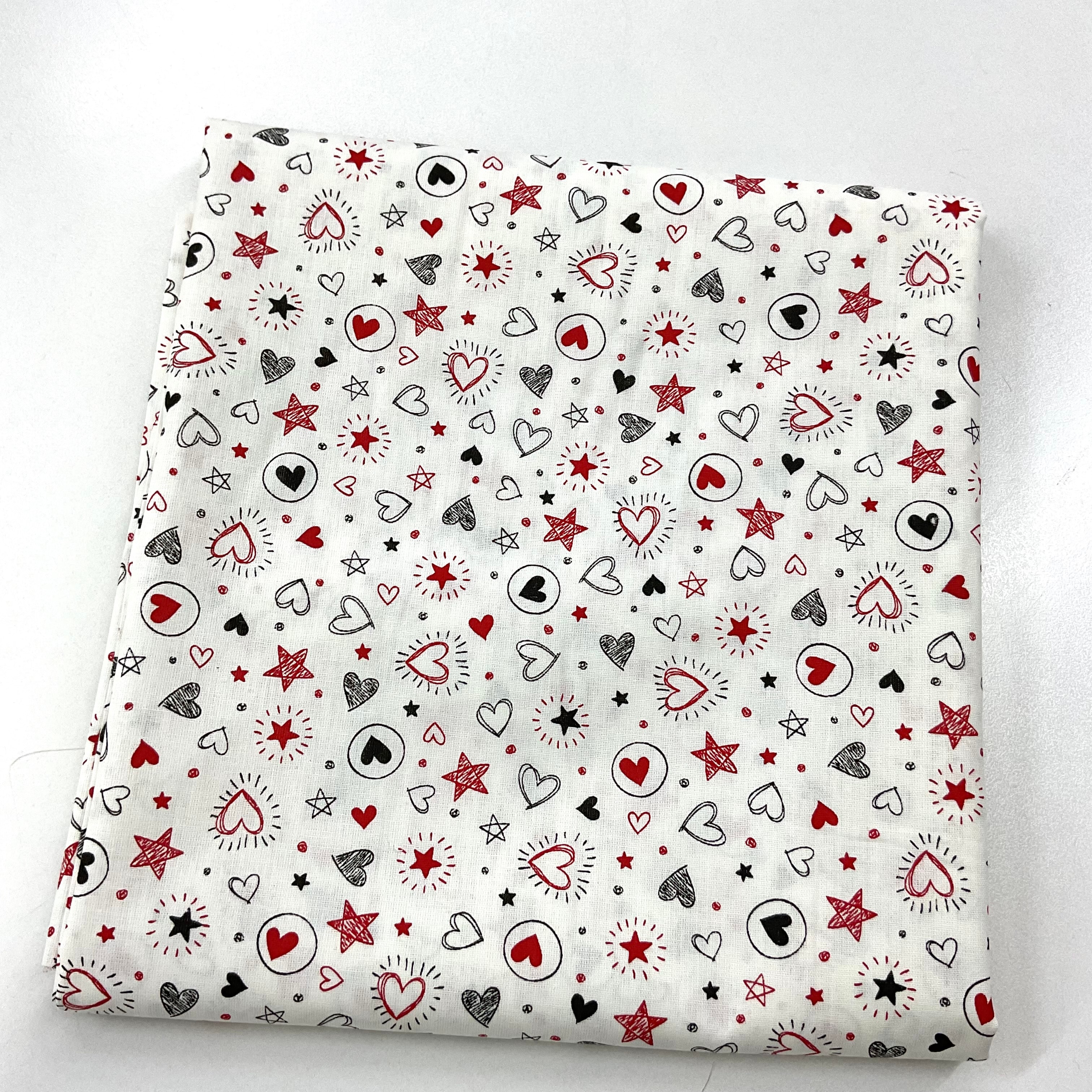 Kalpler 50*80 Cm Parça Poplin Kumaş