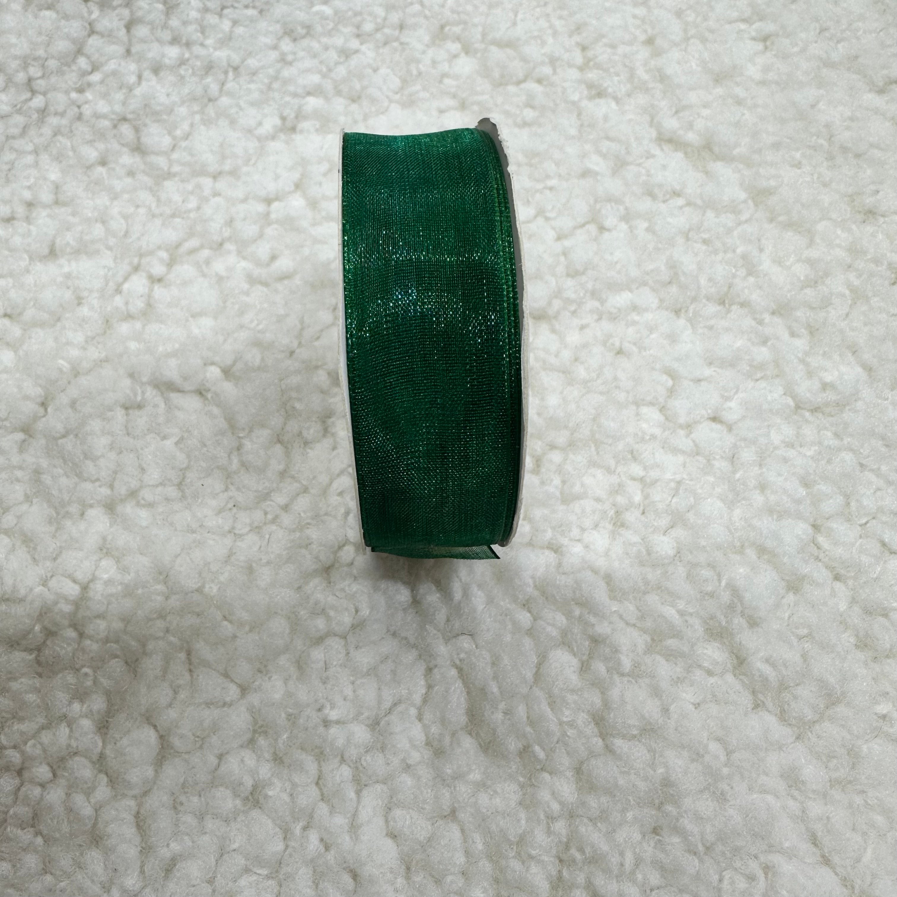 Zümrüt Yeşili Organze Kurdele 2 Cm