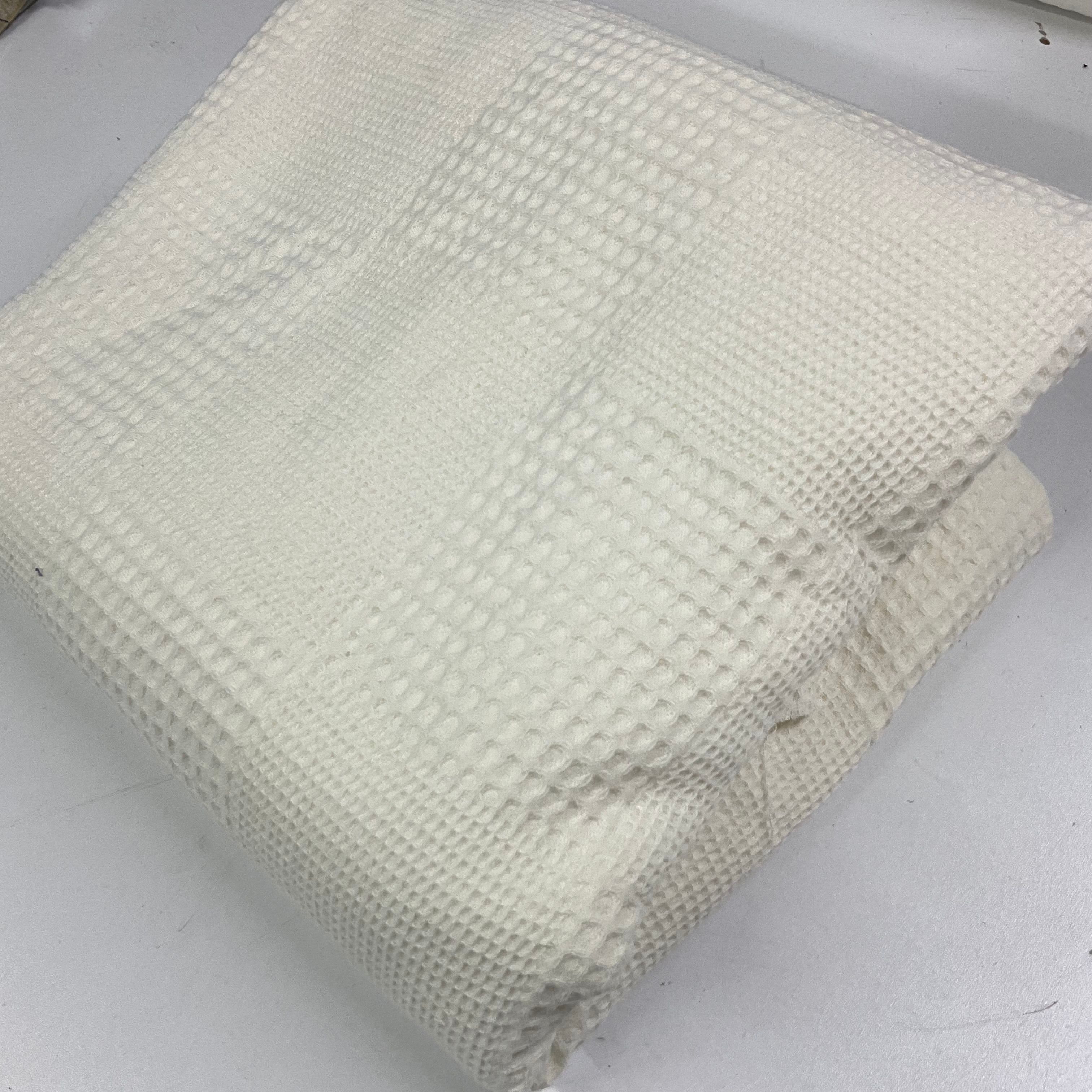 Ekru 150*240 cm Waffle Pike Parça Kumaş