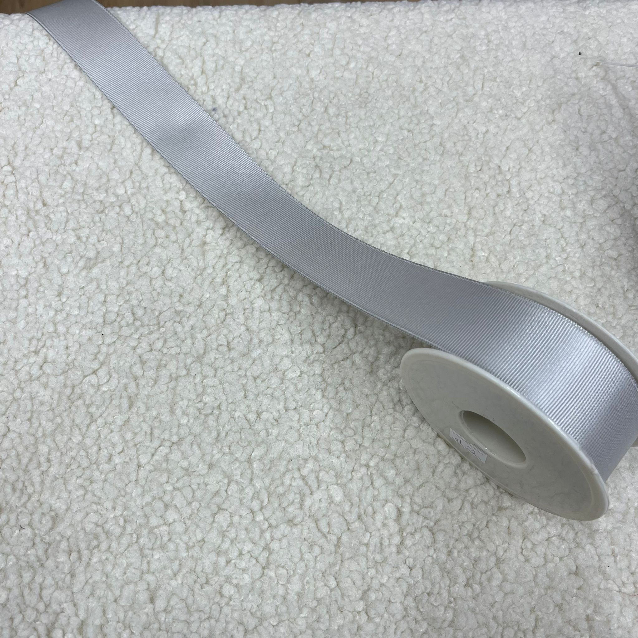 Gri 5 Cm Top Grogren Kurdele