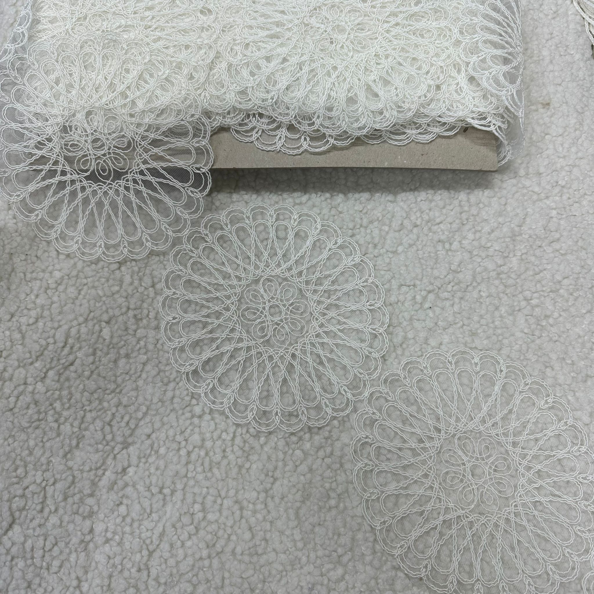 G-36 Angles Krem Top Dantel Fransız Güpür