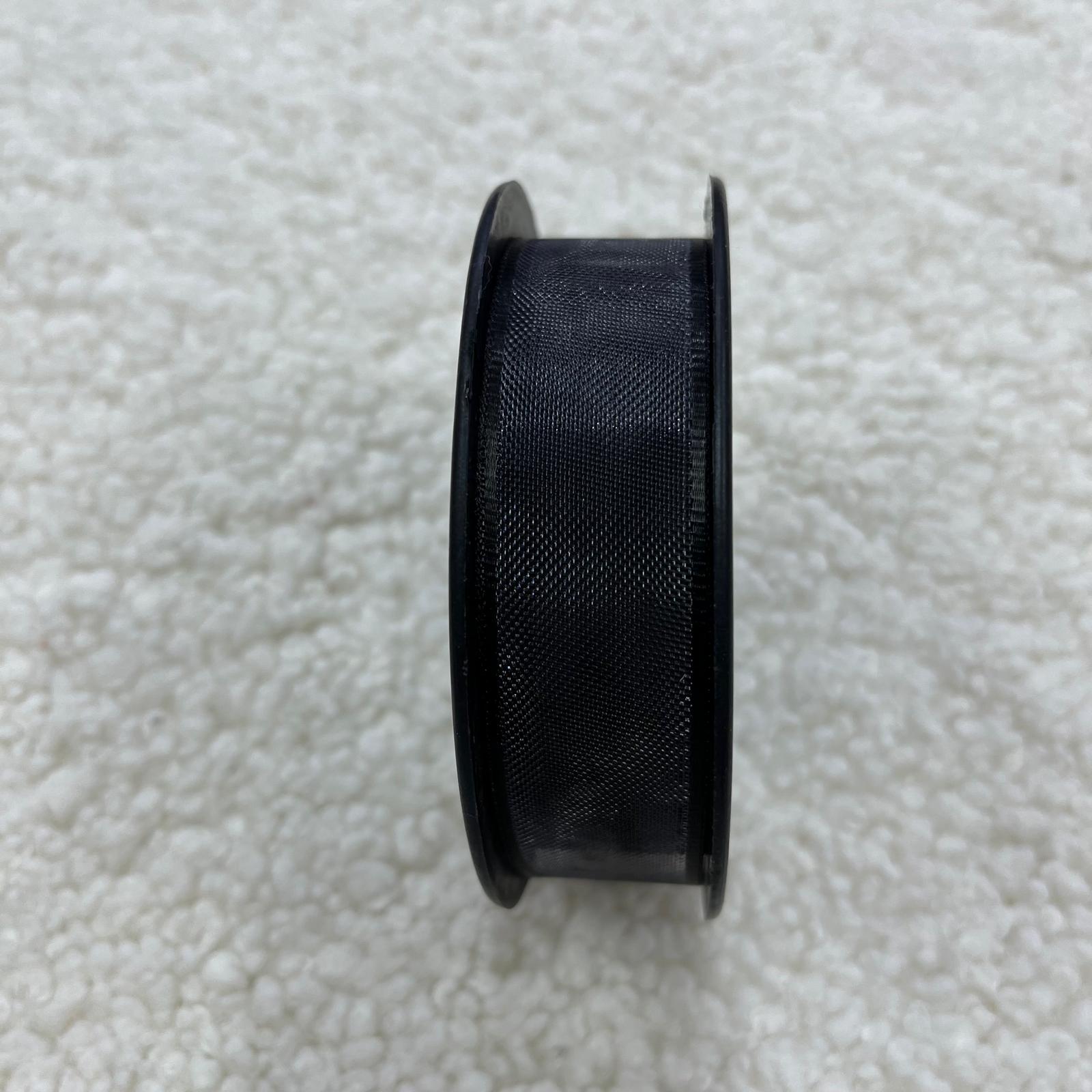 Siyah Organze Kurdele 2 Cm